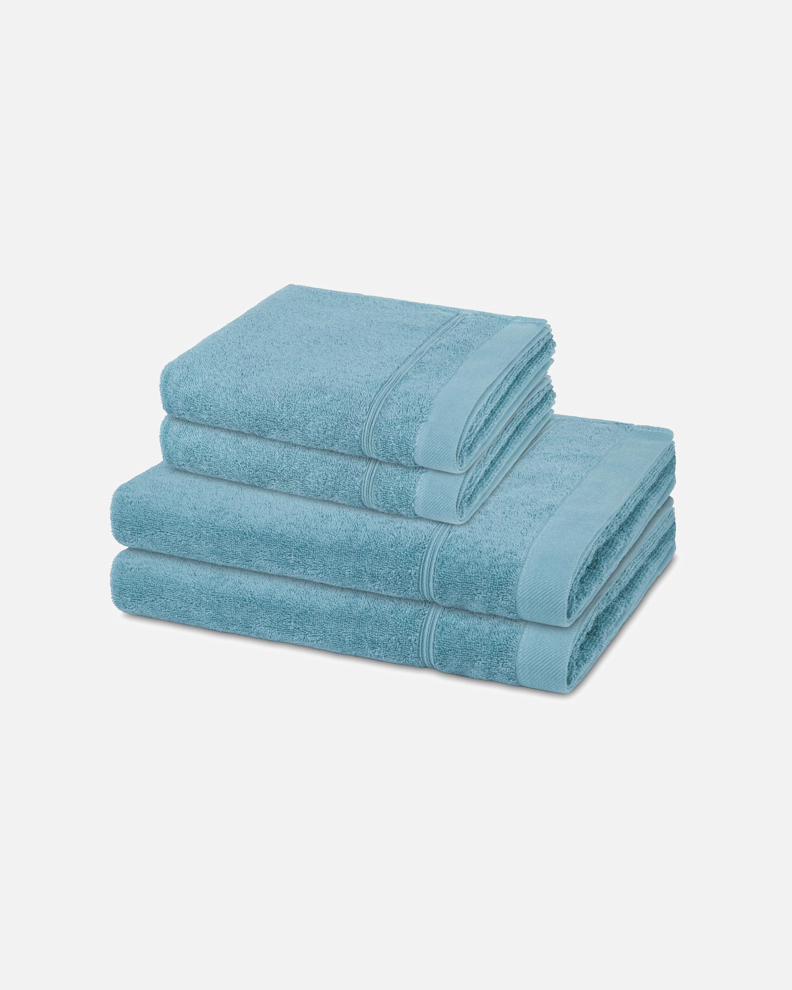 Handtuch für Unisex ROSS Handtuch-Set Rubin (4-teilig) Aquamarin