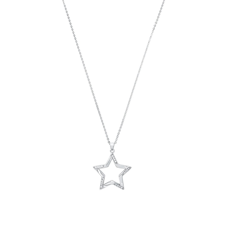 amor Kette mit Anhänger Silber Damen