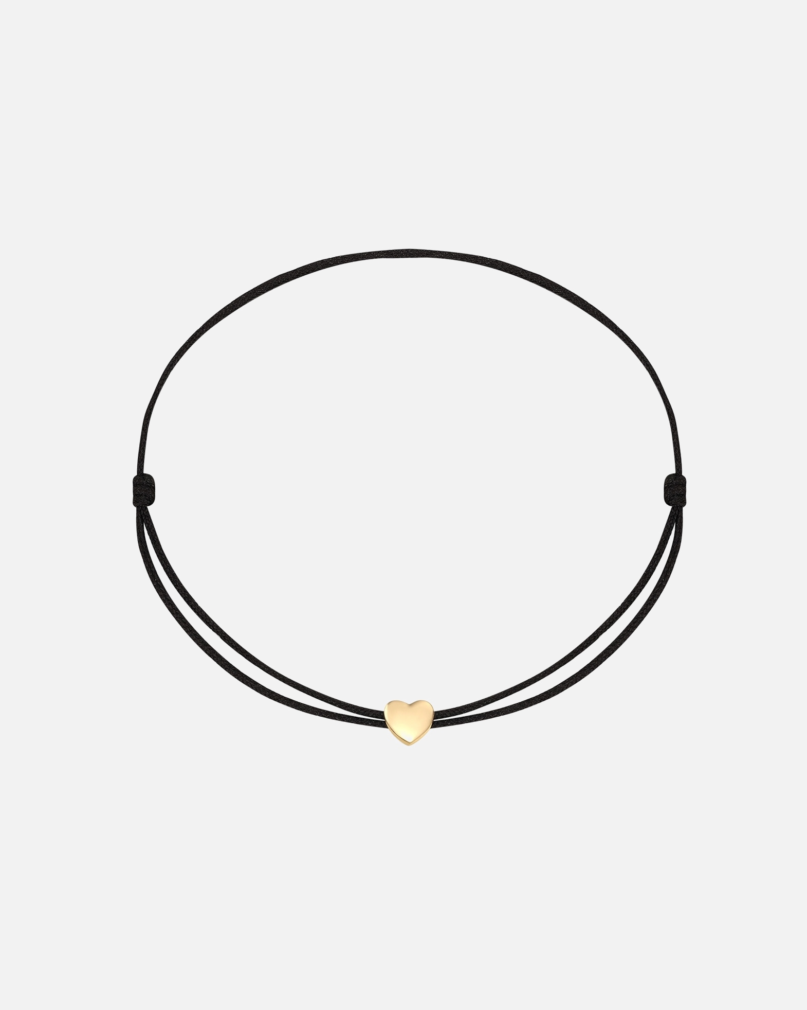 Armband für Weiblich Rafaela Donata Armband Herz aus Sterling Silber in Gelbgold 15,0 - 22,0 cm, flexibel einstellbar