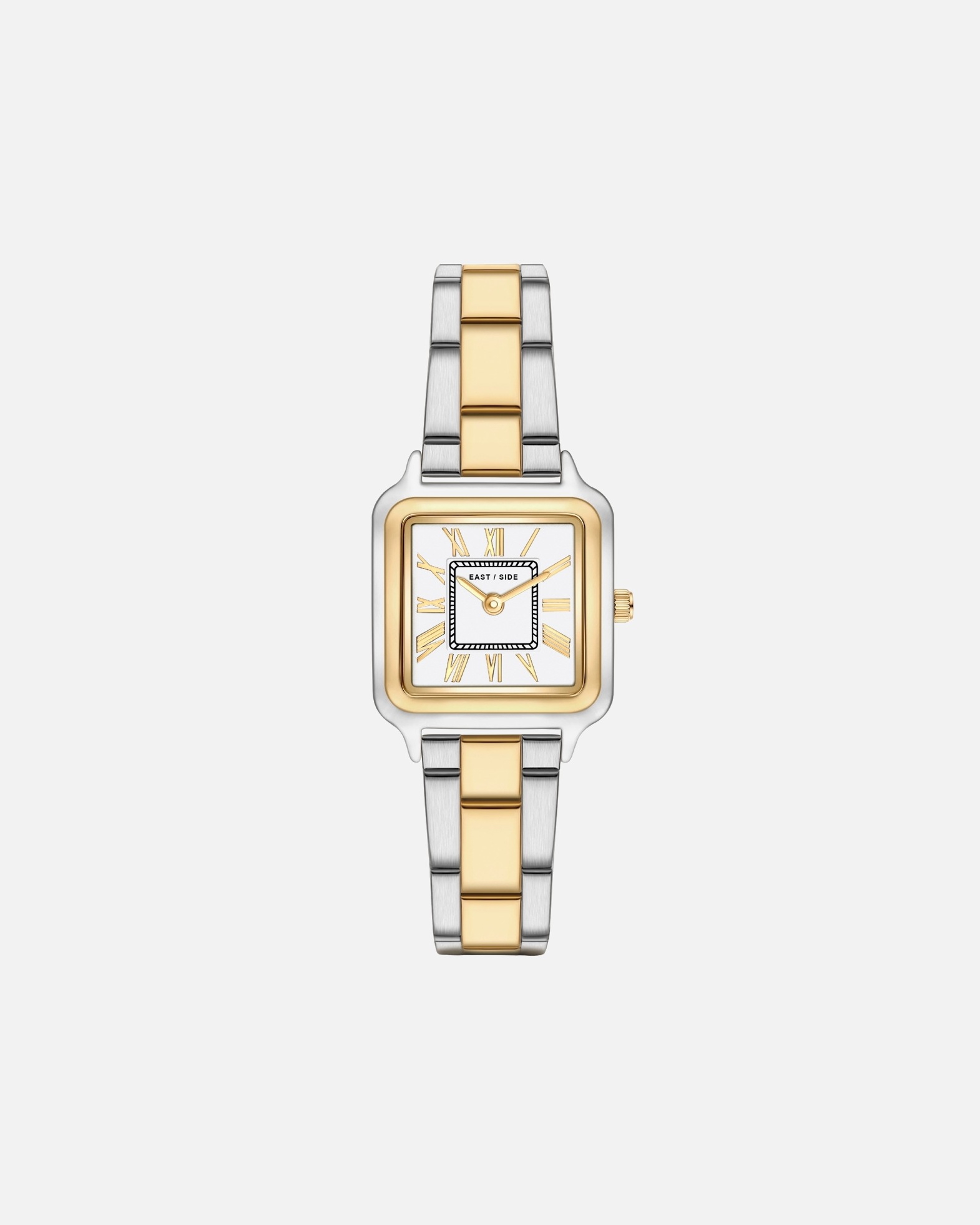 Uhr für Weiblich Eastside Uhr aus Edelstahl in Silber/Gelbgold 25,0x32,0 mm