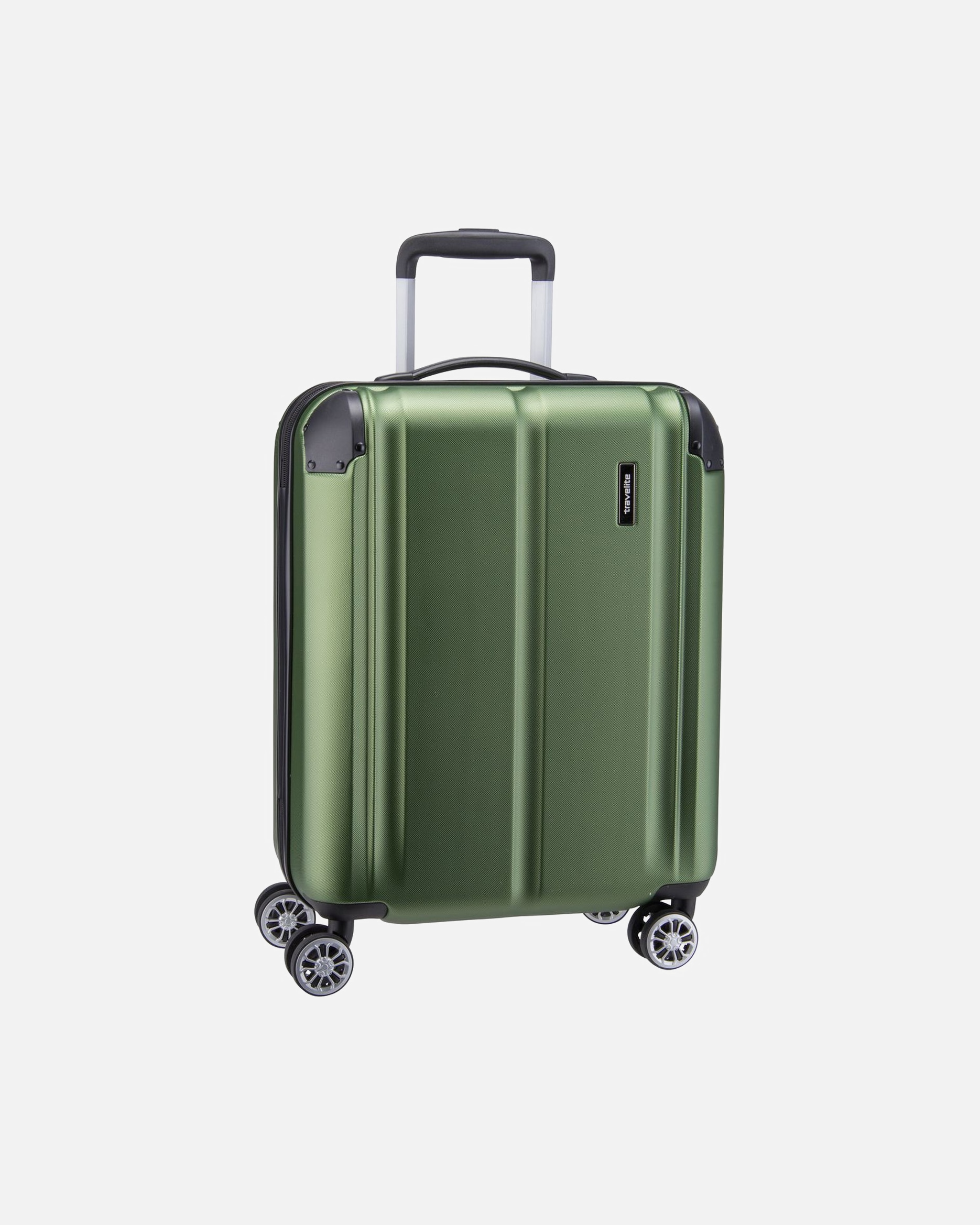 Trolley für Unisex Travelite Trolley City 4-Rad Trolley S Grün