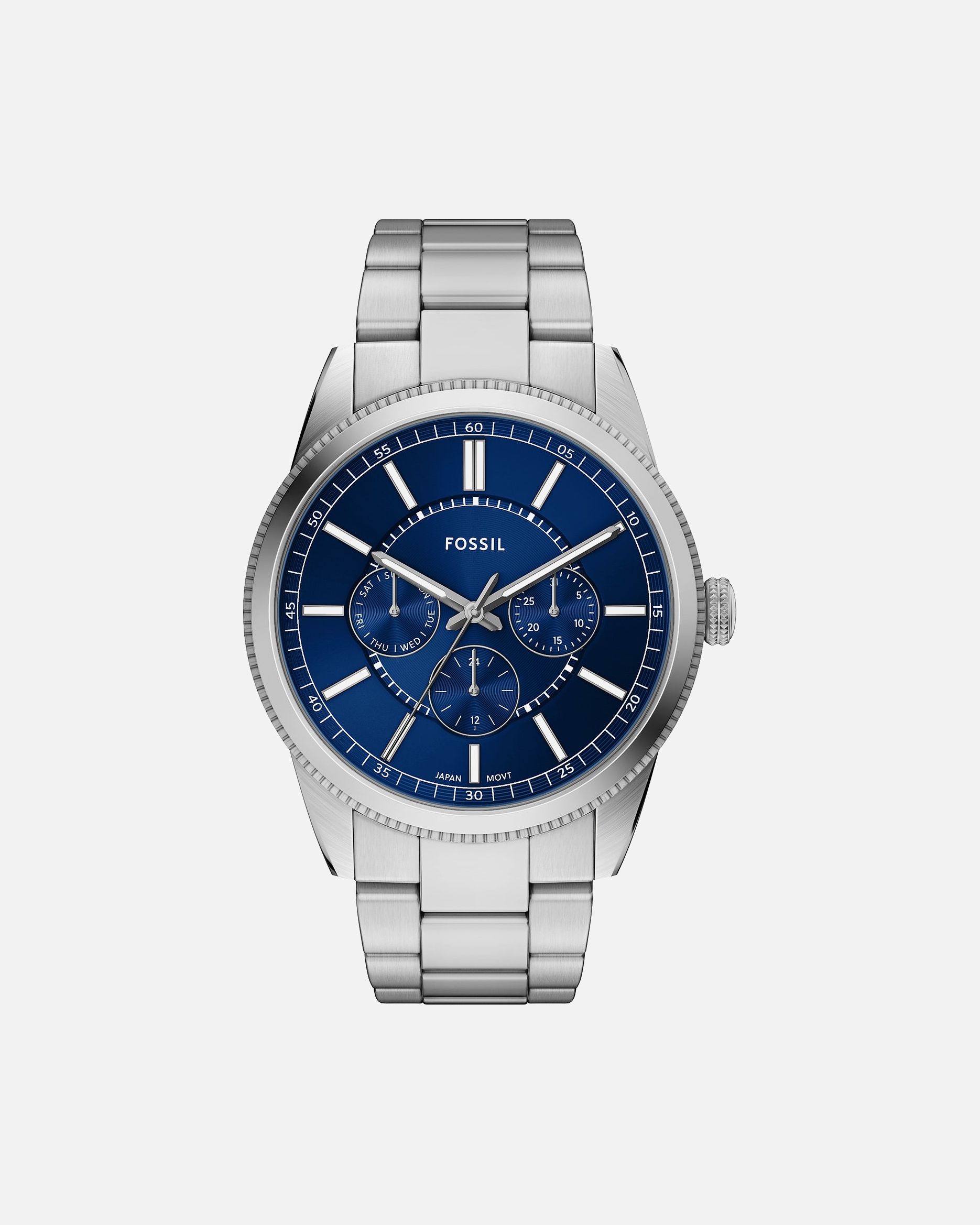 Uhr für Männlich Fossil Herrenuhr Edelstahl silber