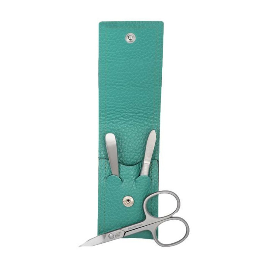 ERBE Inox Druckknopf-Etui Hellgrün