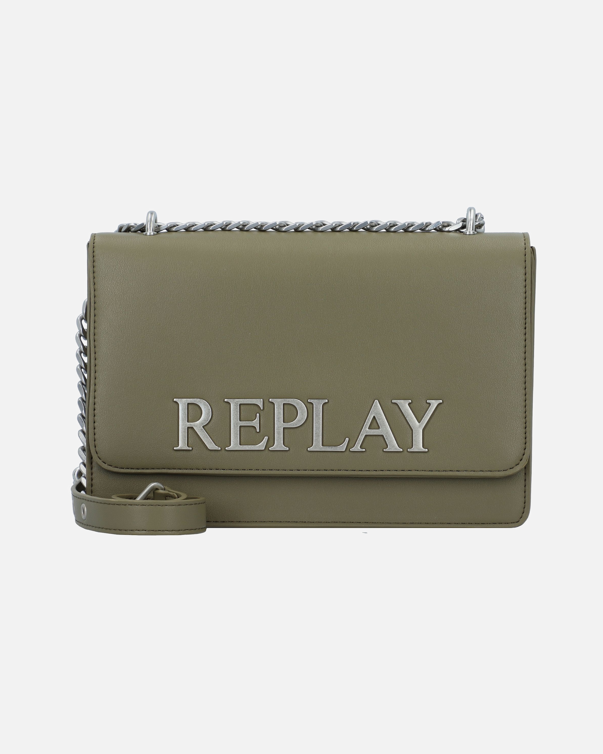 Clutch für Weiblich Replay Umhängetasche dusty olive