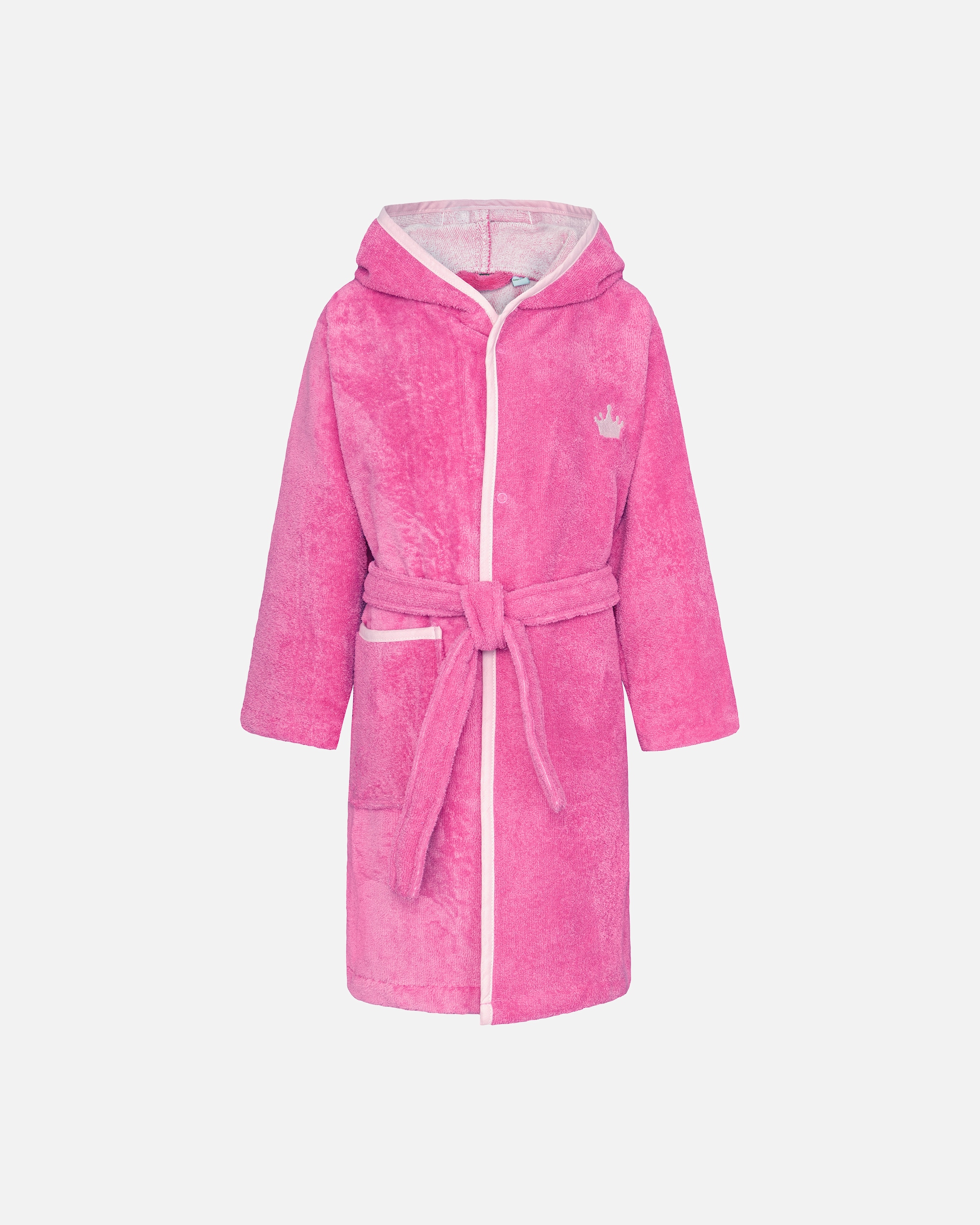 Bademantel für Unisex Smithy Smithy Kinderbademäntel Kinder Schmuseflausch pink 110/116