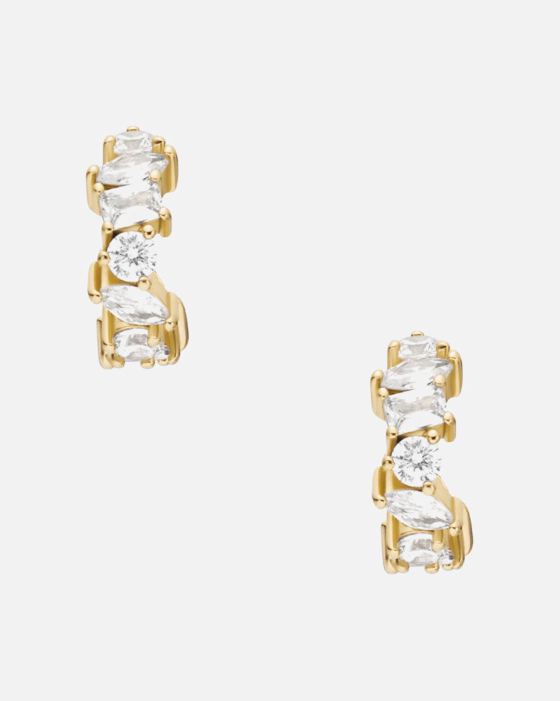 Ohrringe für Weiblich Fossil Creolen Metall One Size