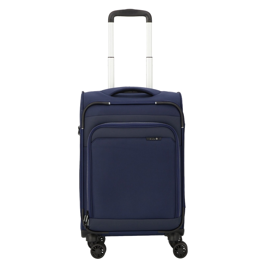 d & n Travel Line 9504 4 Rollen Kabinentrolley S 55 cm navy Violett Herren