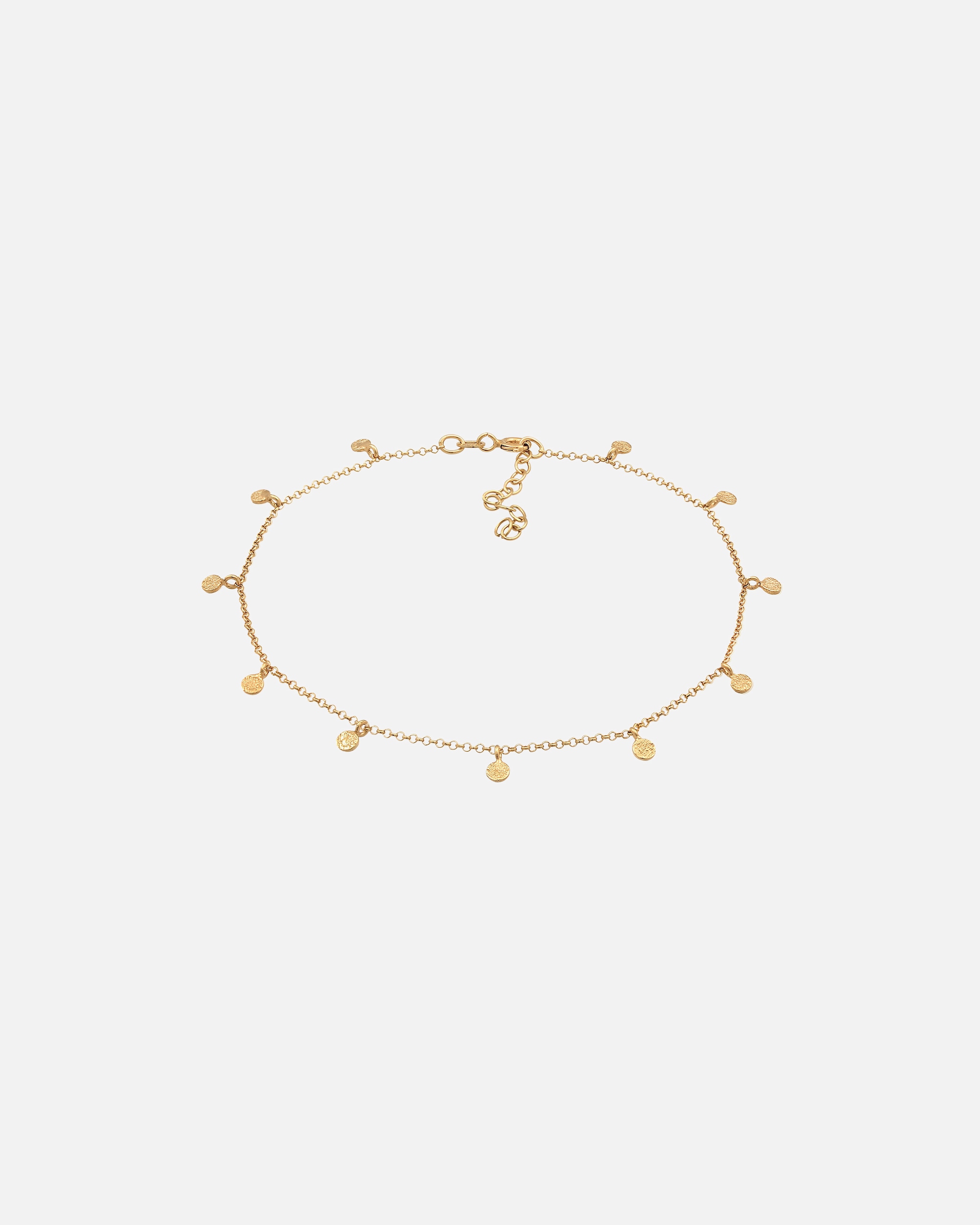 Schmuck für Weiblich Elli Plättchen Organic Look 925 Silber goldfarben