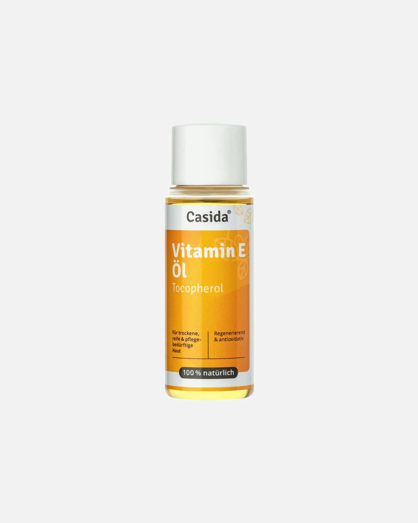 Gesichtsöl für Unisex Casida Vitamin E Öl - Tocopherol 100% naturlich 50 ml
