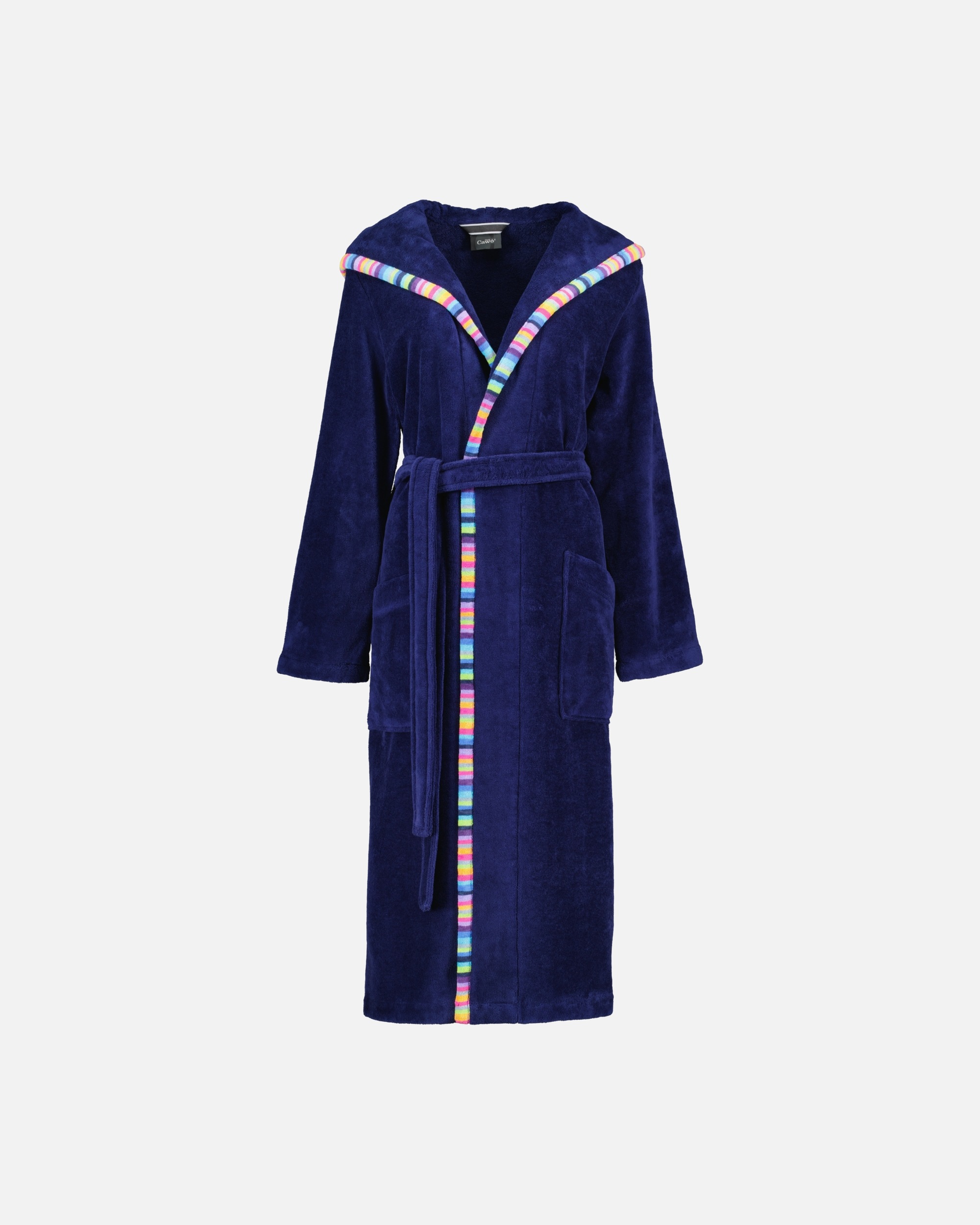 Bademantel für Weiblich Cawö Cawö Bademäntel Damen Kapuze Kapuze 840 marine - 11 L