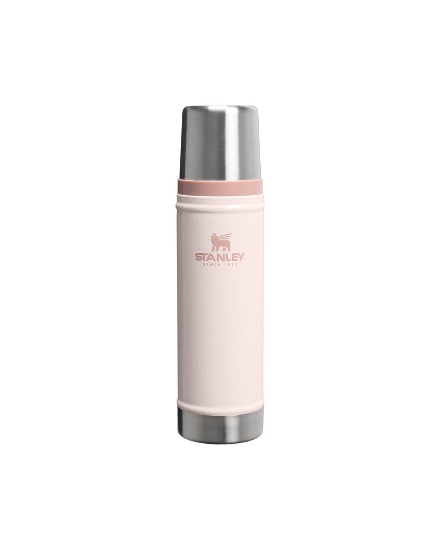 Stanley 1913 Isolierflasche - 0,59L CLASSIC LEGENDARY BOTTLE Hammertone Rose Quartz Weiss