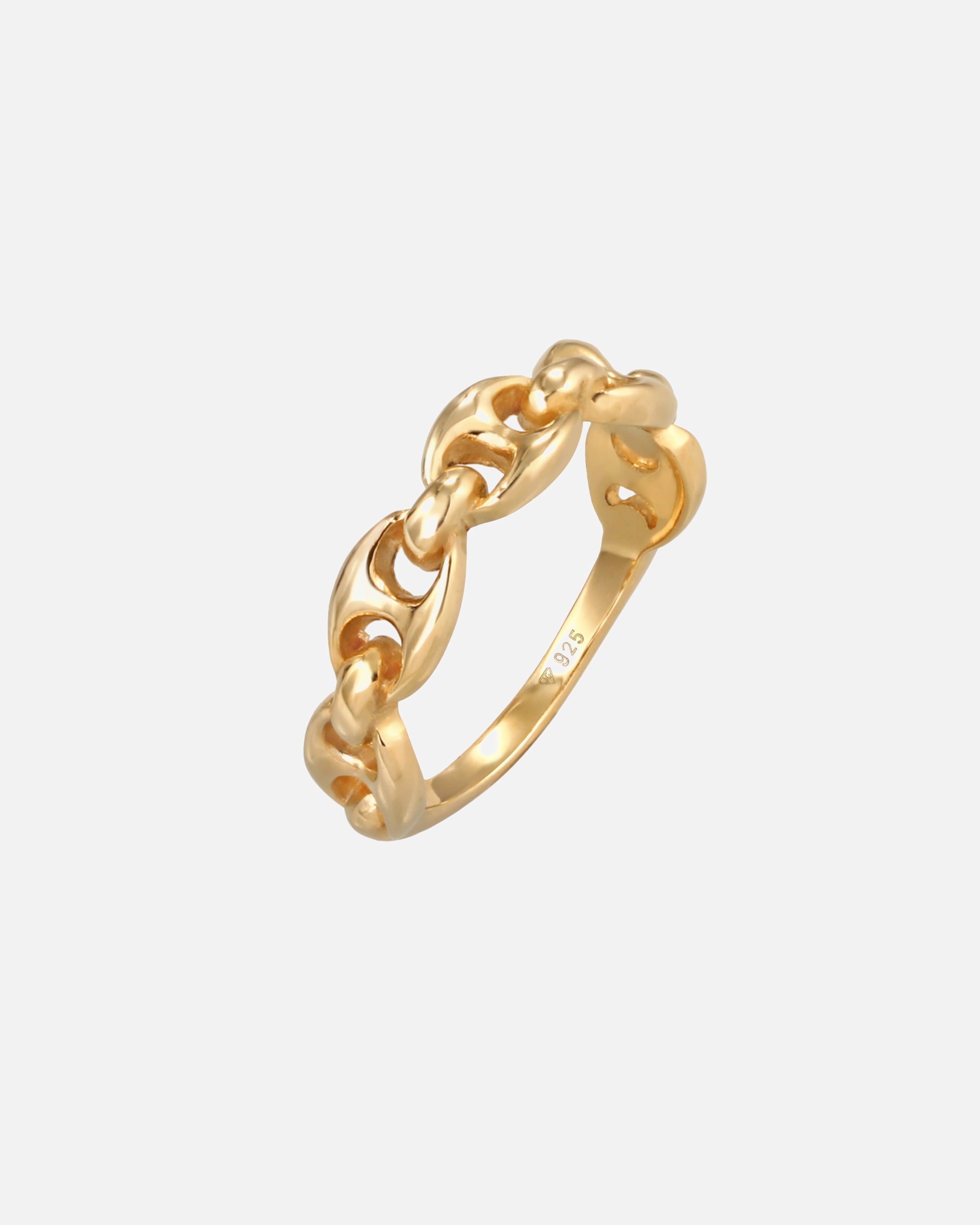 Ring für Weiblich Elli Maritim Schiffsanker Design Bandring 925 Silber 52