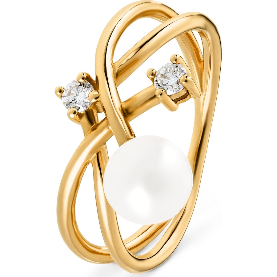 YAMŌKO Damenring 585er Gelbgold 58 Damen