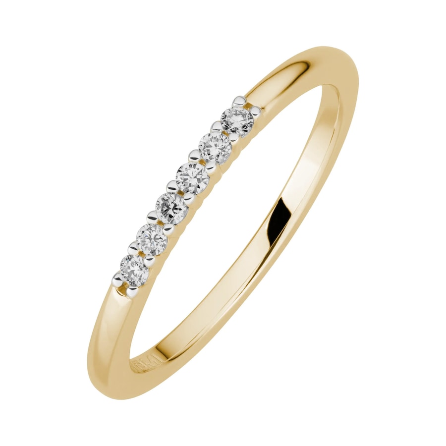 Lyomi Ring 585/- Gold Diamant Lab Grown weiß 0,11ct. 054 (17,2) Damen