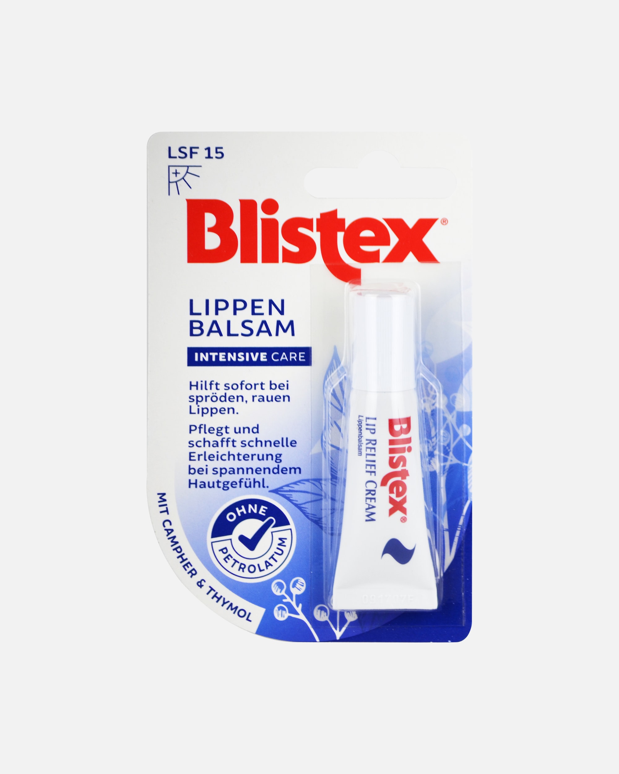 Lippenbalsam für Unisex Blistex Lippenbalsam LSF 15 Tube 6 ml