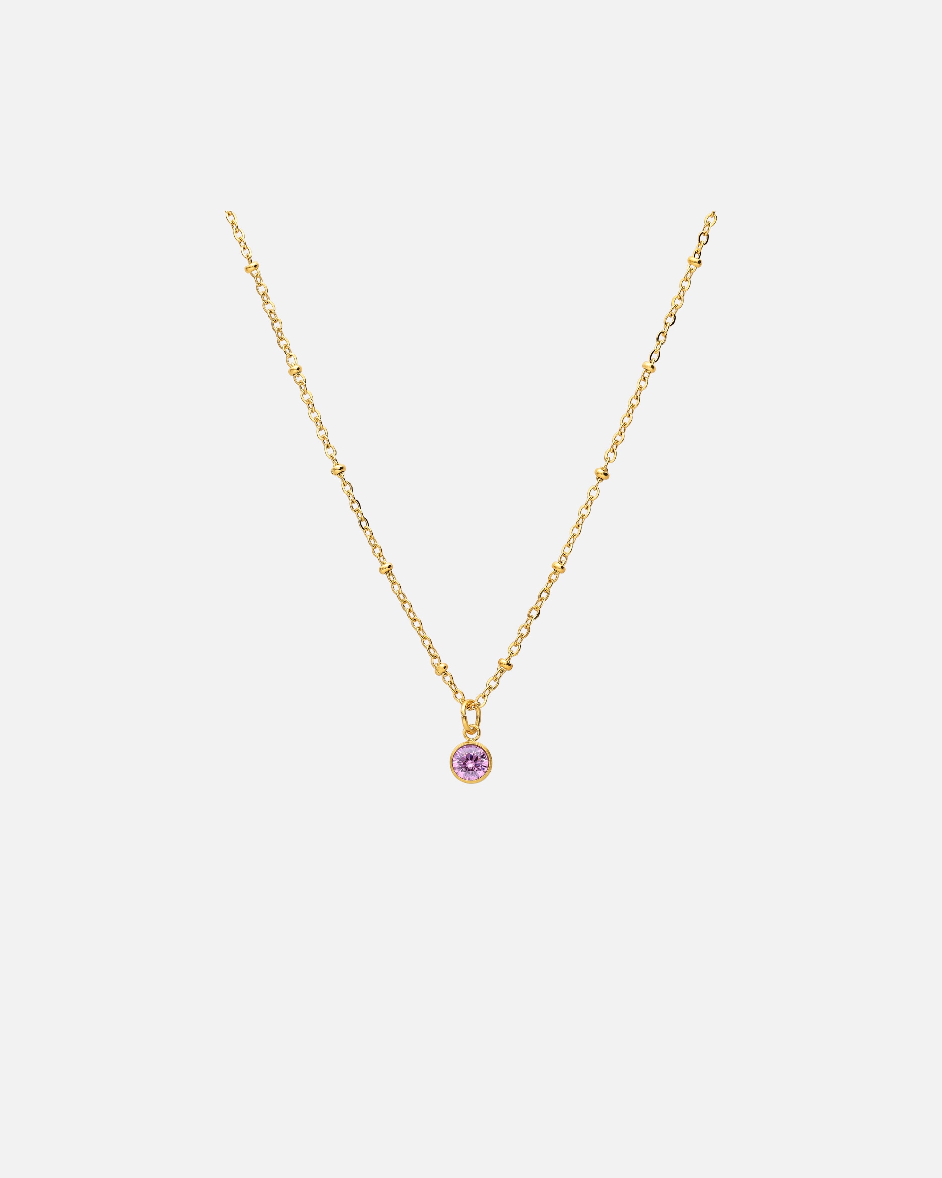 Halskette für Weiblich Lucardi Halsketten Gold - Oktober