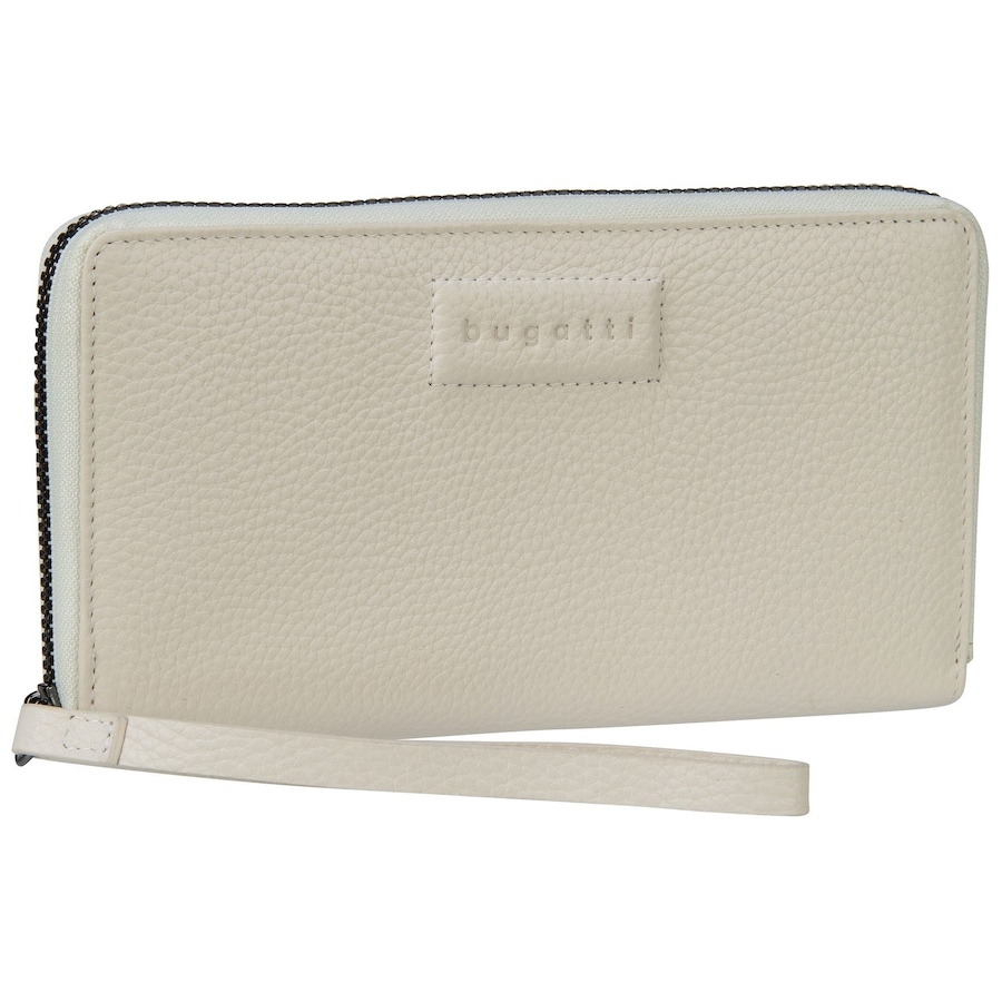Bugatti Geldbörse Elsa Long Ladies Zip Weiß Weiss Damen