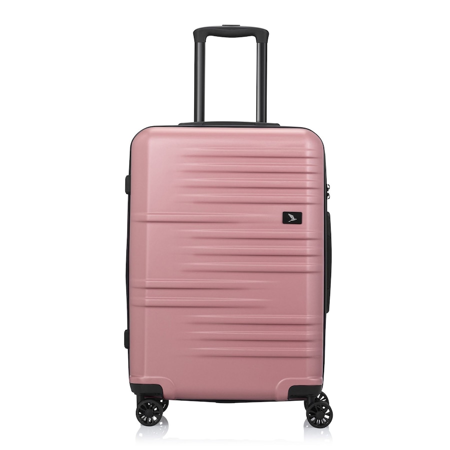 Pack Easy Mena 4 Rollen Trolley 64 cm mit Dehnfalte pink Silber Herren