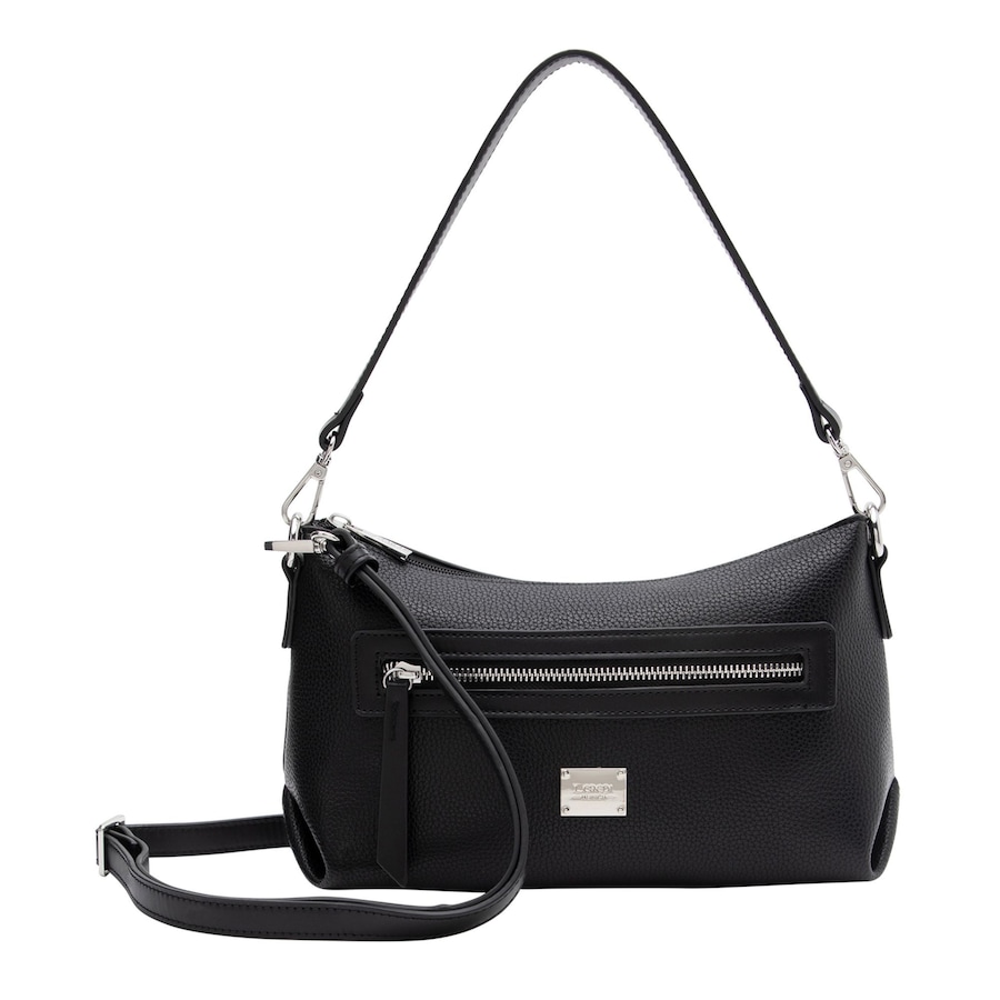 L.CREDI Petronilla Schultertasche schwarz Schwarz Damen