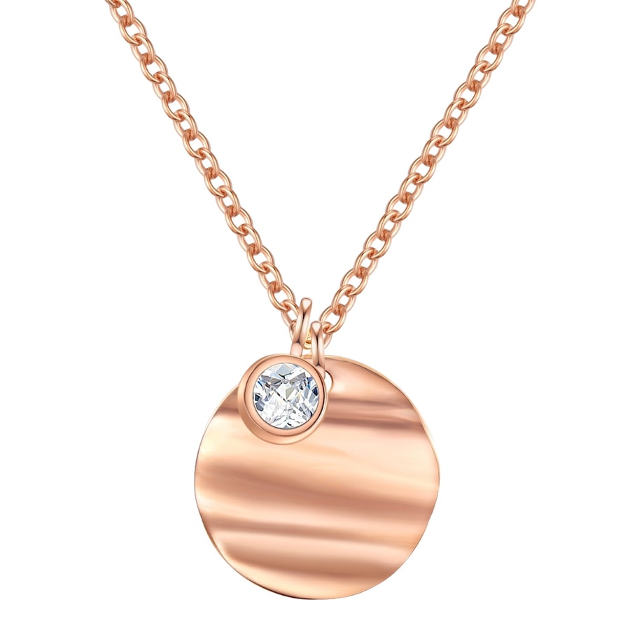Eastside Halskette Edelstahl Zirkonia in Silber Rosegold Damen