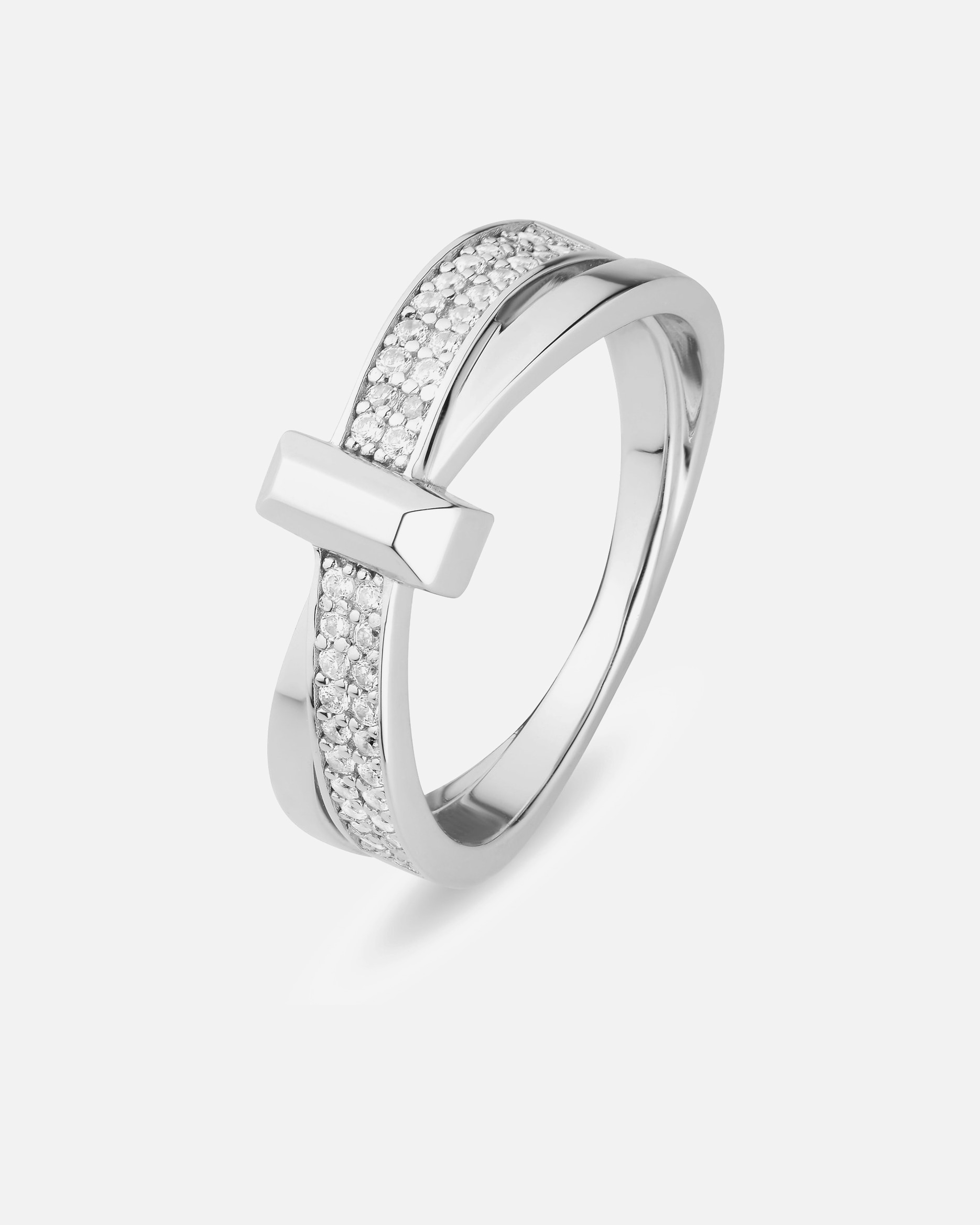 Ring für Weiblich Jette Damenring 925er Silber, recycelt 51