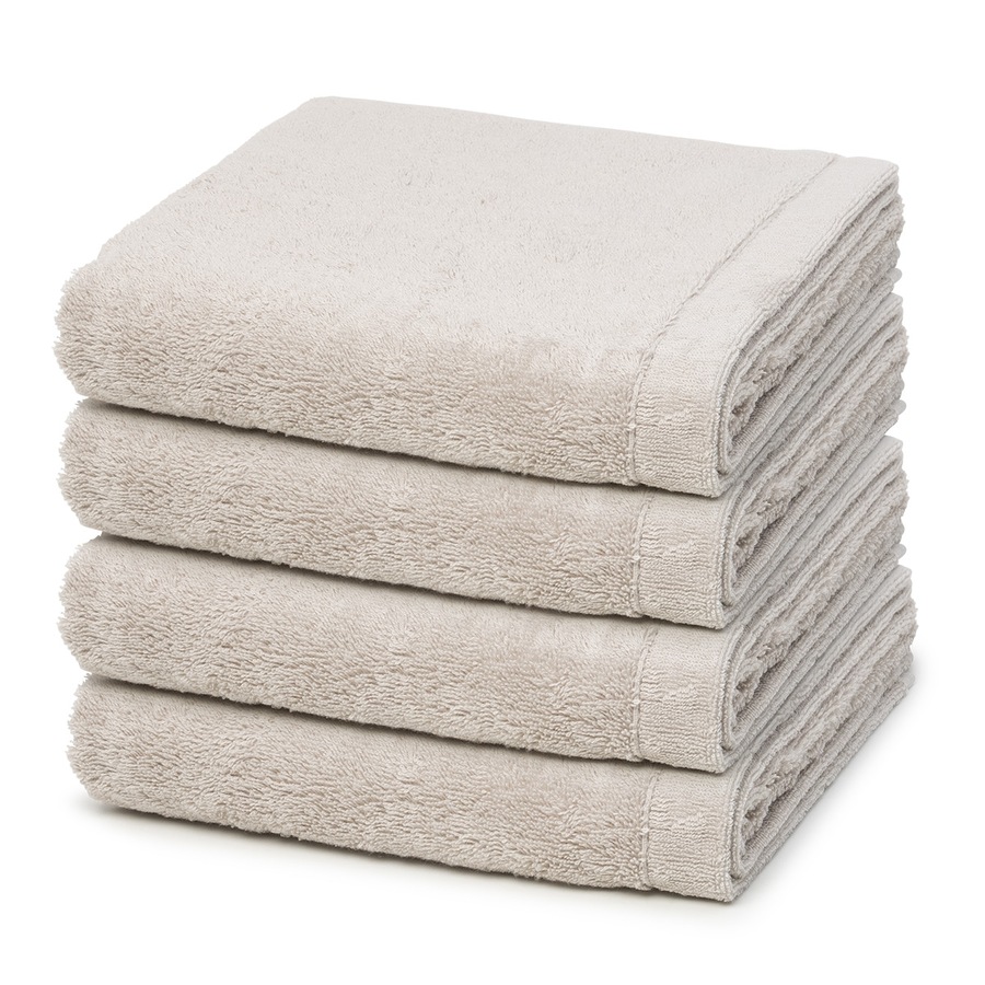 Cawö Handtuch-Set Lifestyle (4er Set) Travertin Silber