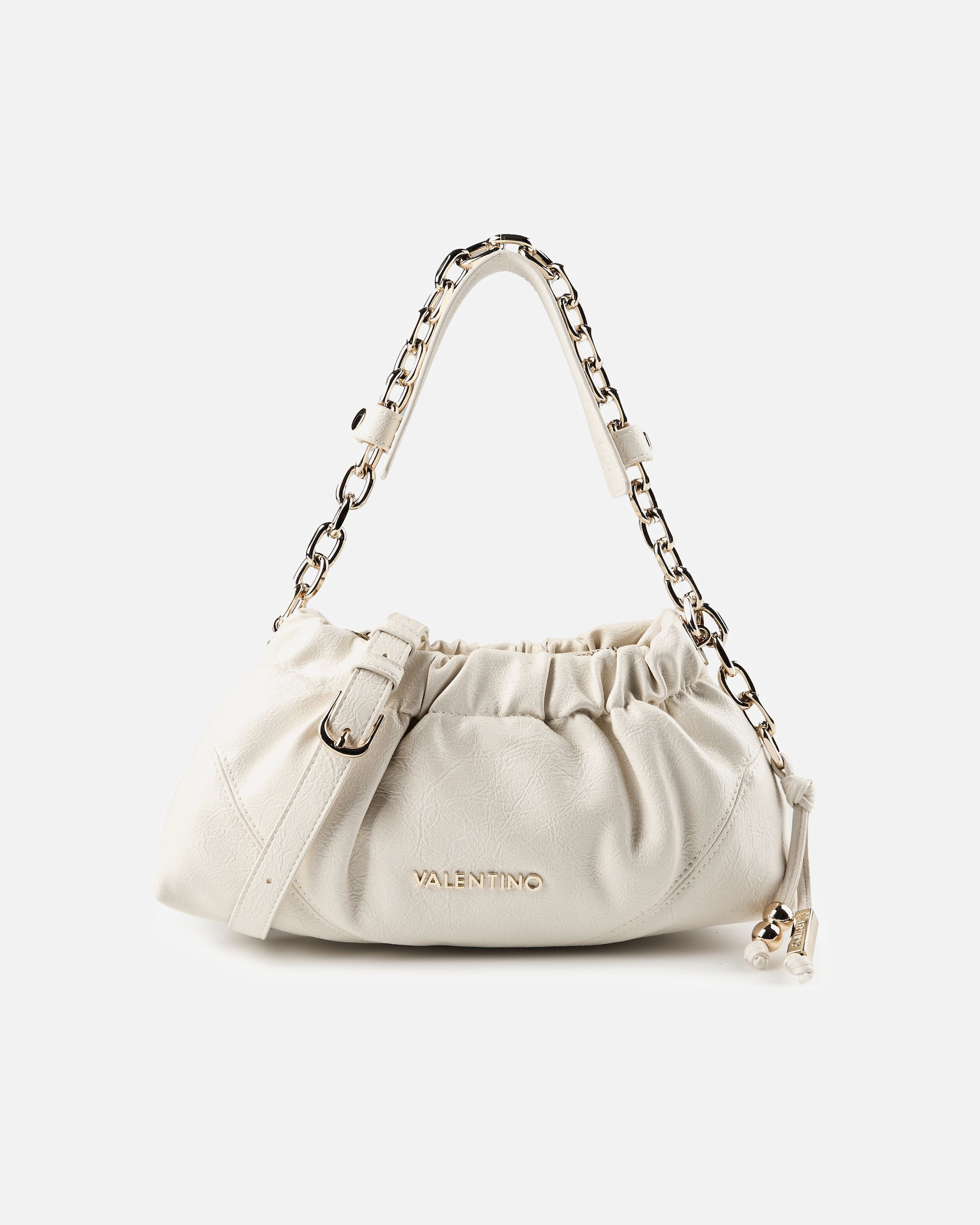 Tasche für Männlich Valentino Bags Lumira Schultertasche ecru
