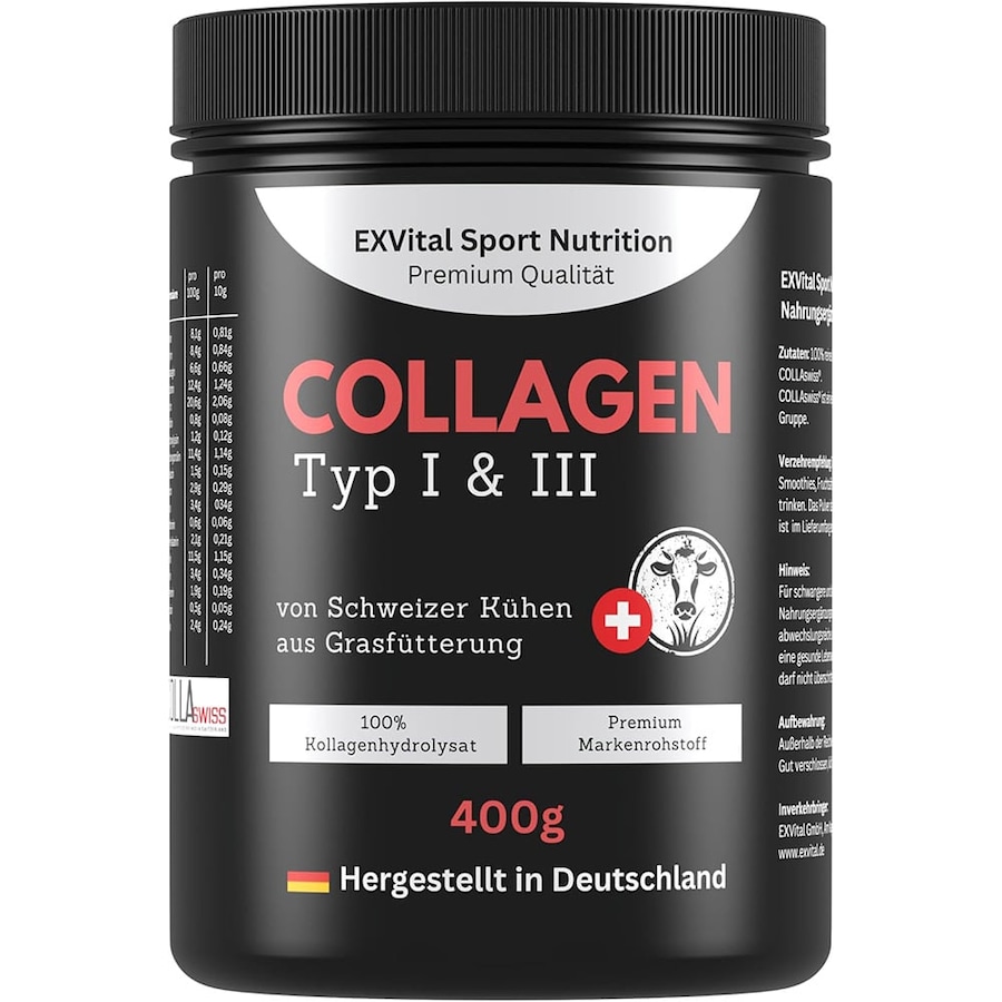 EXVital Collagen Pulver von Schweizer Alpenkühen aus Grasfütterung 400 g
