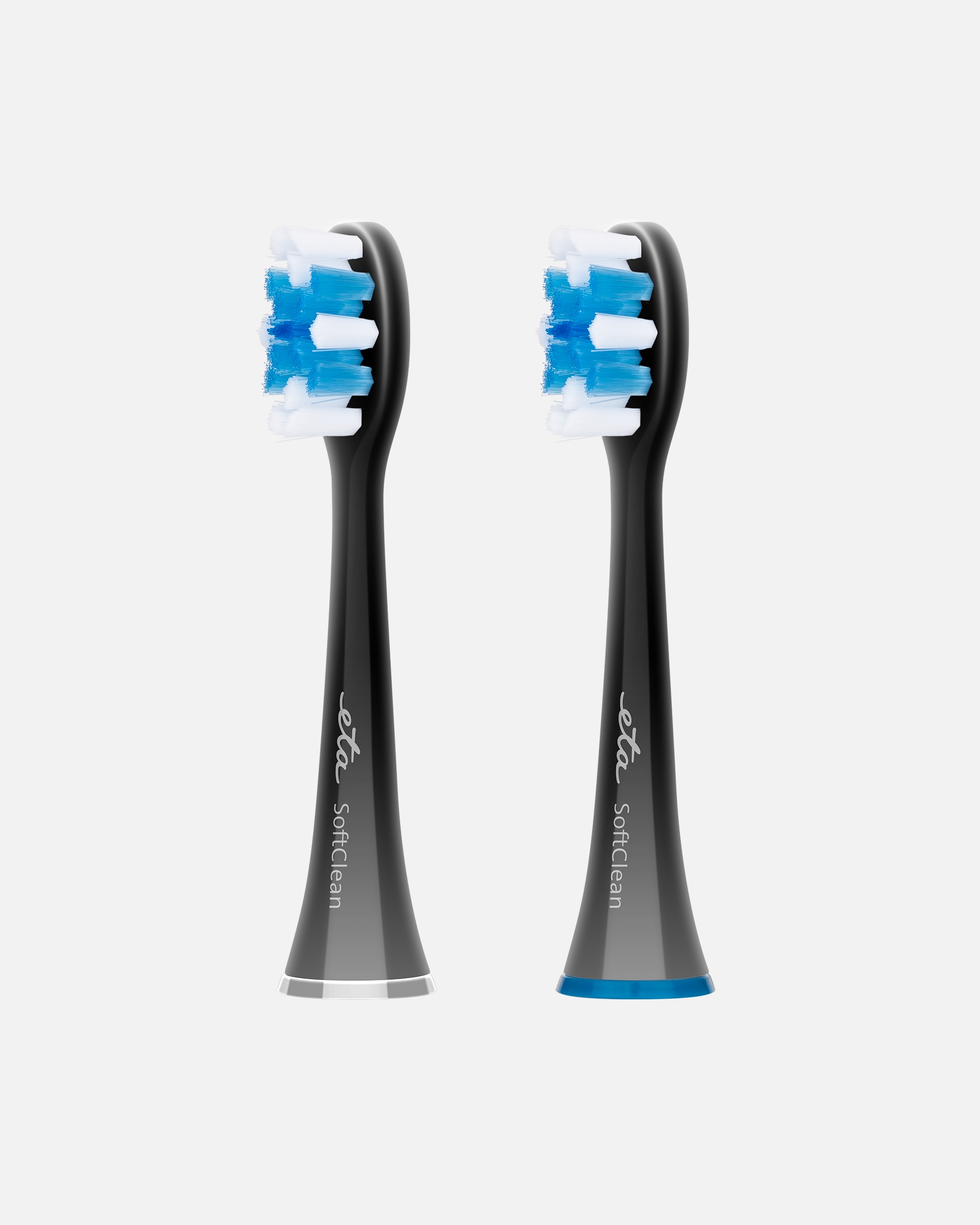 Elektrische Zahnbürste für Unisex eta Default Brand Line Ersatzbürstenköpfe SoftClean Schwarz