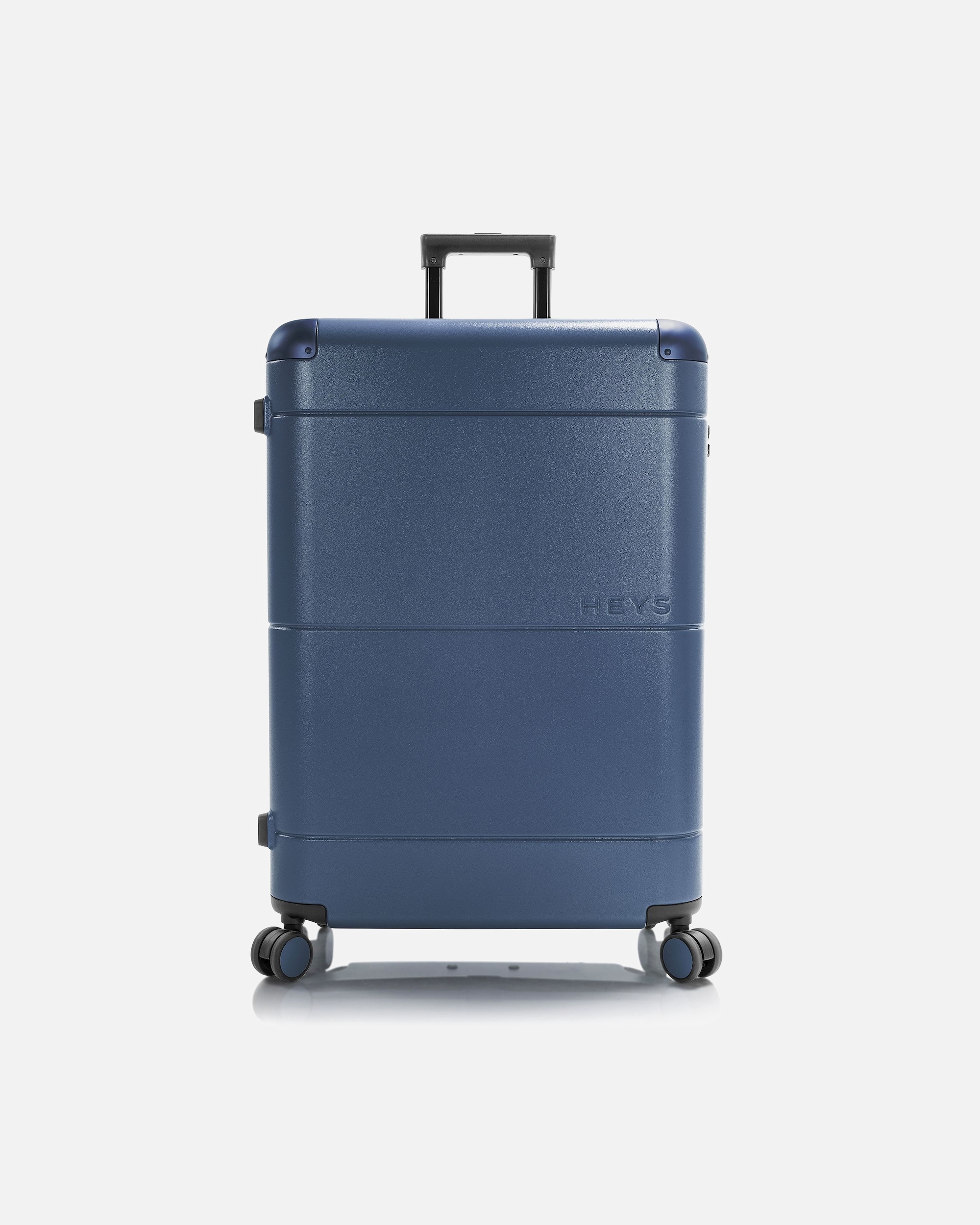 Koffer für Männlich Heys Zen 4 Rollen Trolley L 76 cm mit Dehnfalte navy