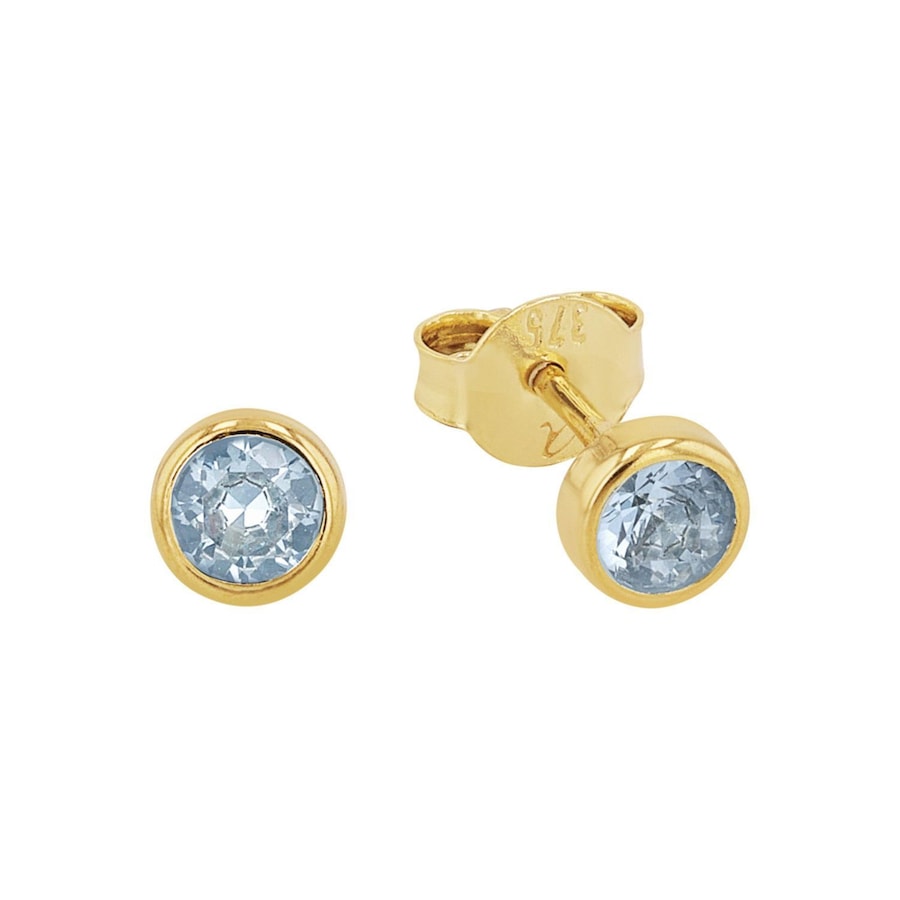 amor Ohrstecker blau Weiss Damen