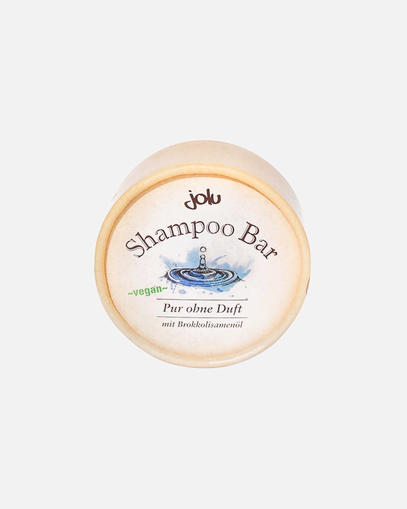 Shampoo für Unisex jolu Naturkosmetik Shampoo Bar - Pur ohne Duft 50 g