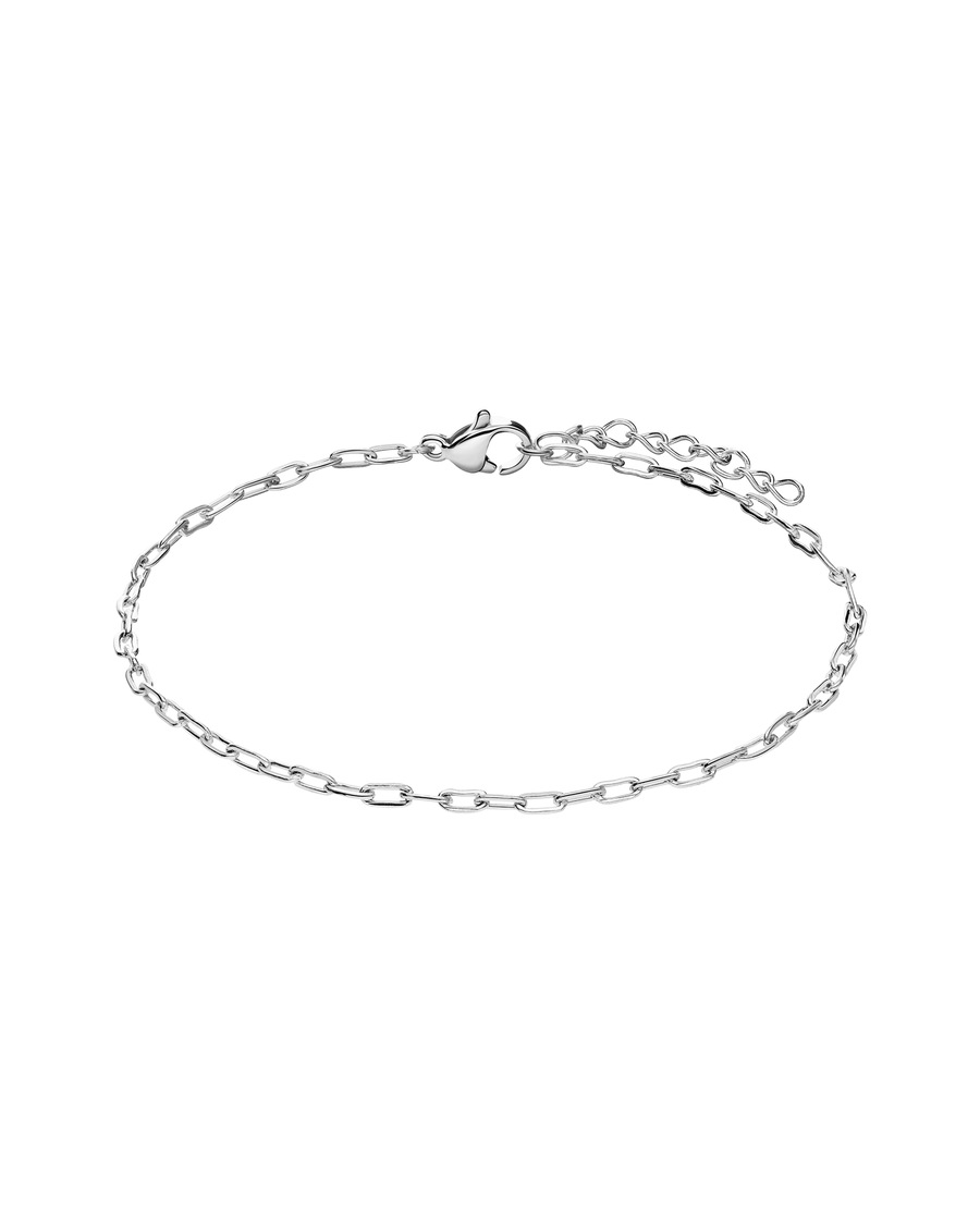 Lucardi Armband Stahl Silber - 22.0 Damen