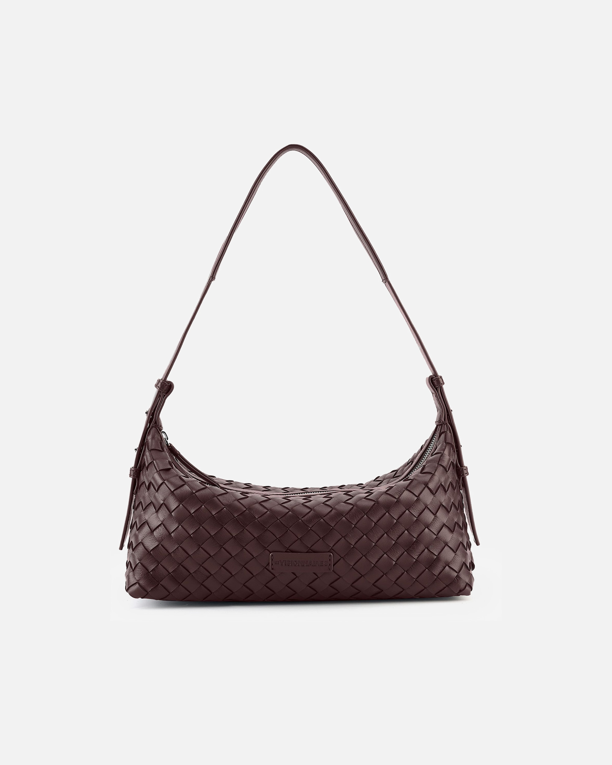 Tasche für Weiblich LES VISIONNAIRES Default Brand Line Marie Schultertasche aubergine