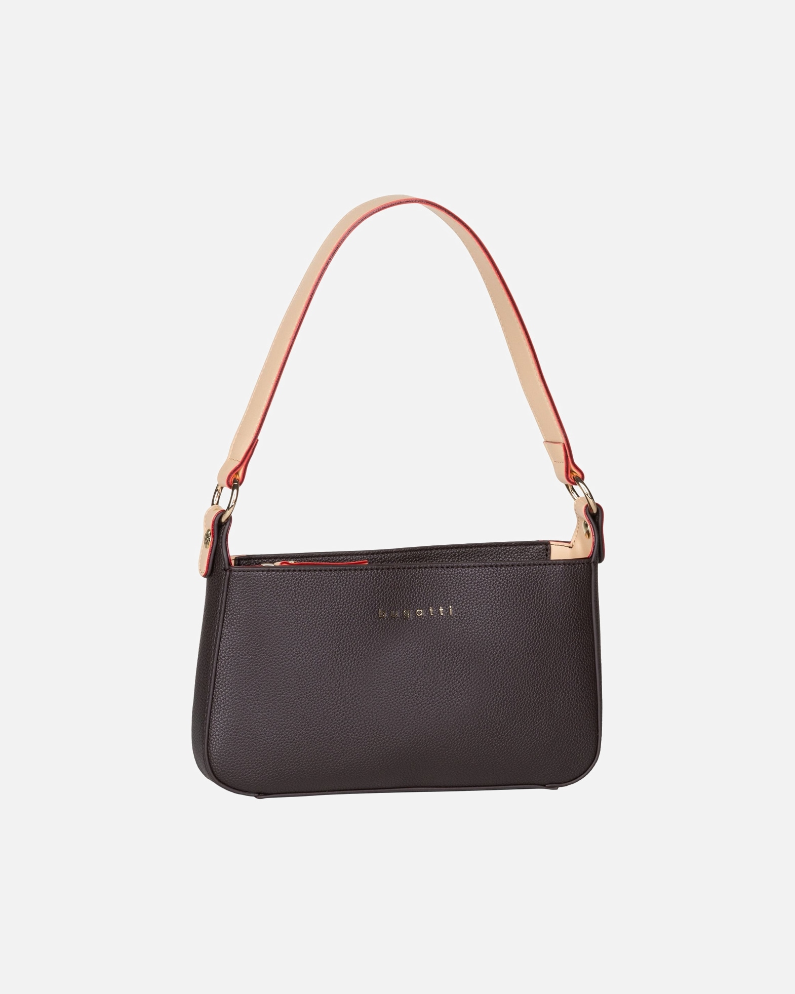 Umhängetasche für Weiblich Bugatti Handtasche Ella Small Dunkelbraun