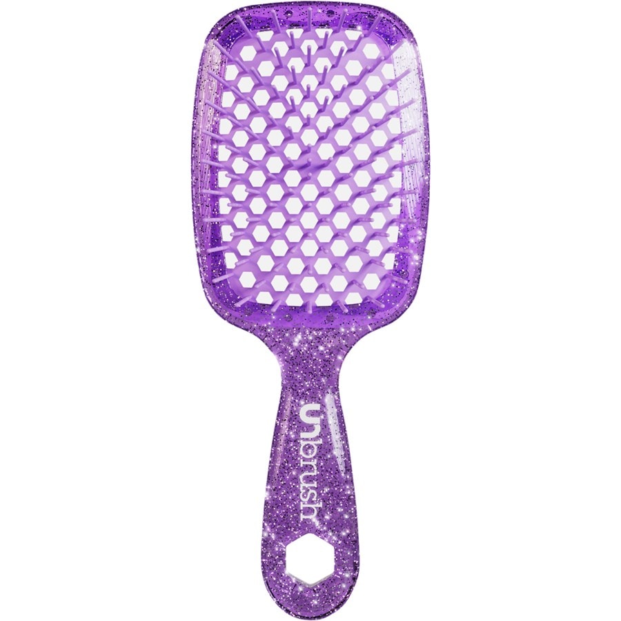 UNbrush Detangling Hair Brush Glitter - Amethyst