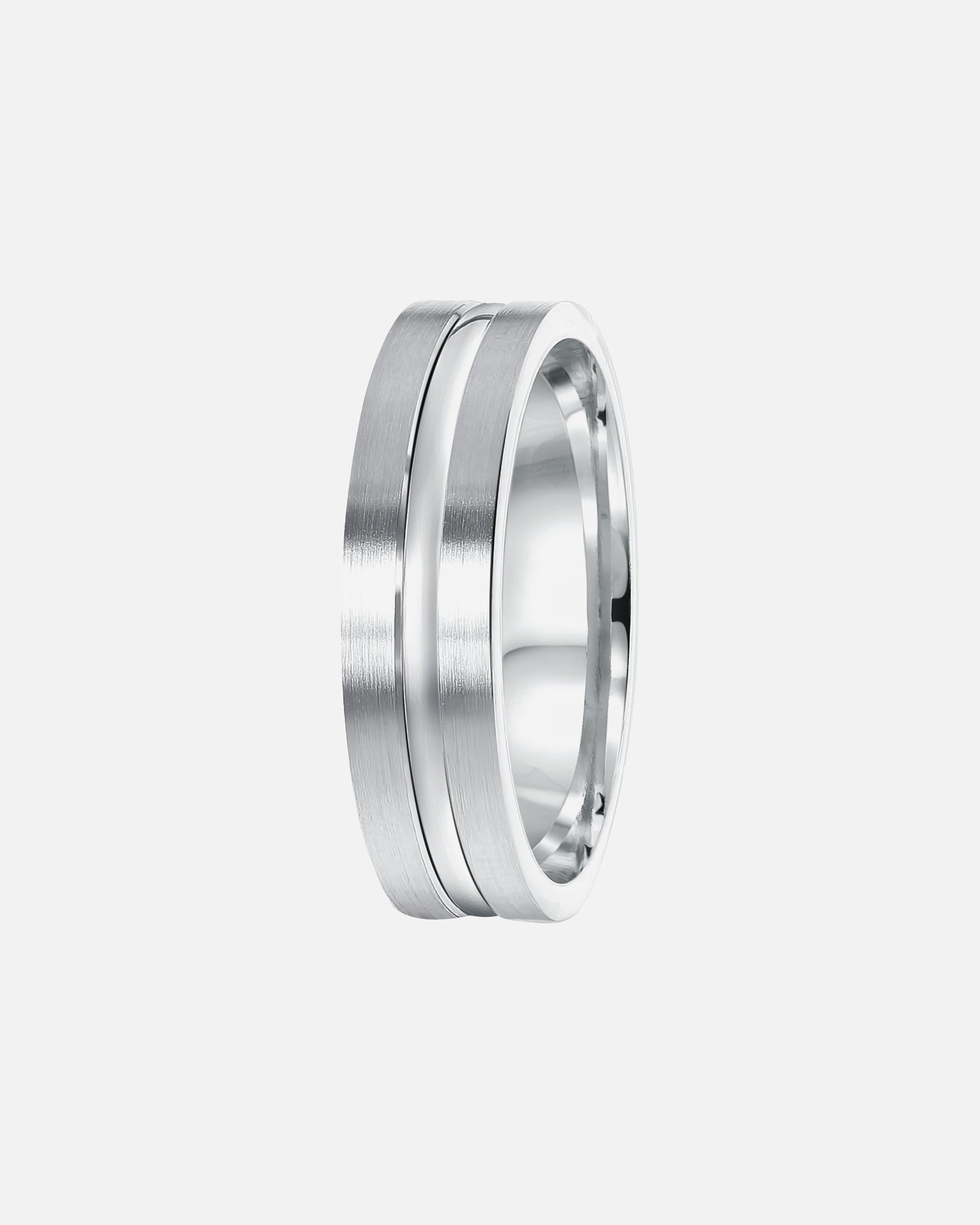 Ring für Männlich Lucardi Ringe 'Chios' 925 Silber - silbern 69mm