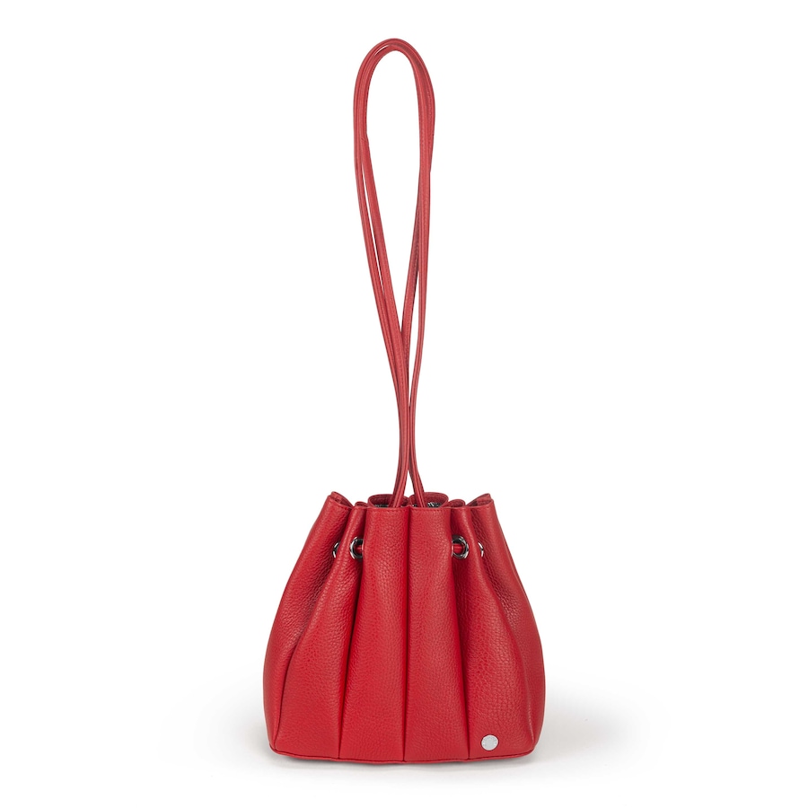 Gretchen Handtasche Falten im eleganten Design rot