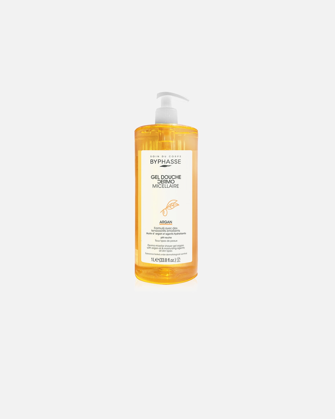 Duschgel für Unisex Byphasse DERMO Argan Micellar DUSCHGEL 1000 ml