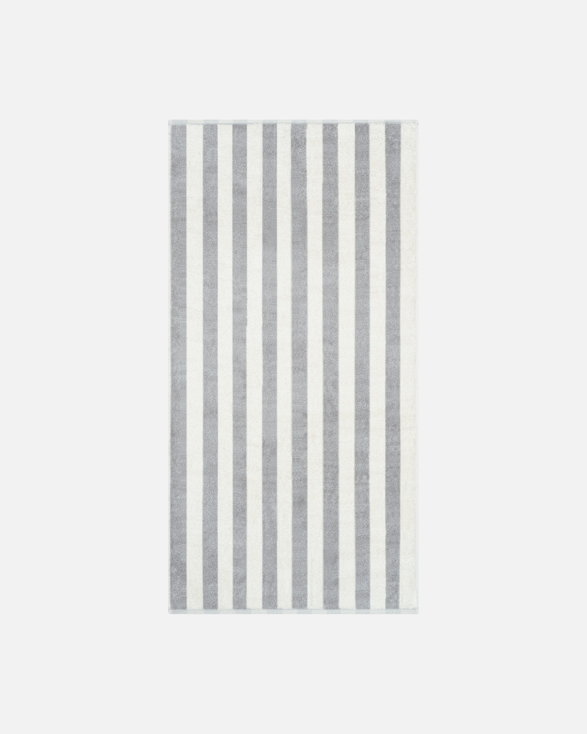 Handtuch für Unisex Cawö Cawö Handtücher Bold Streifen 6277 grau-natur - 76 Duschtuch 70x140 cm