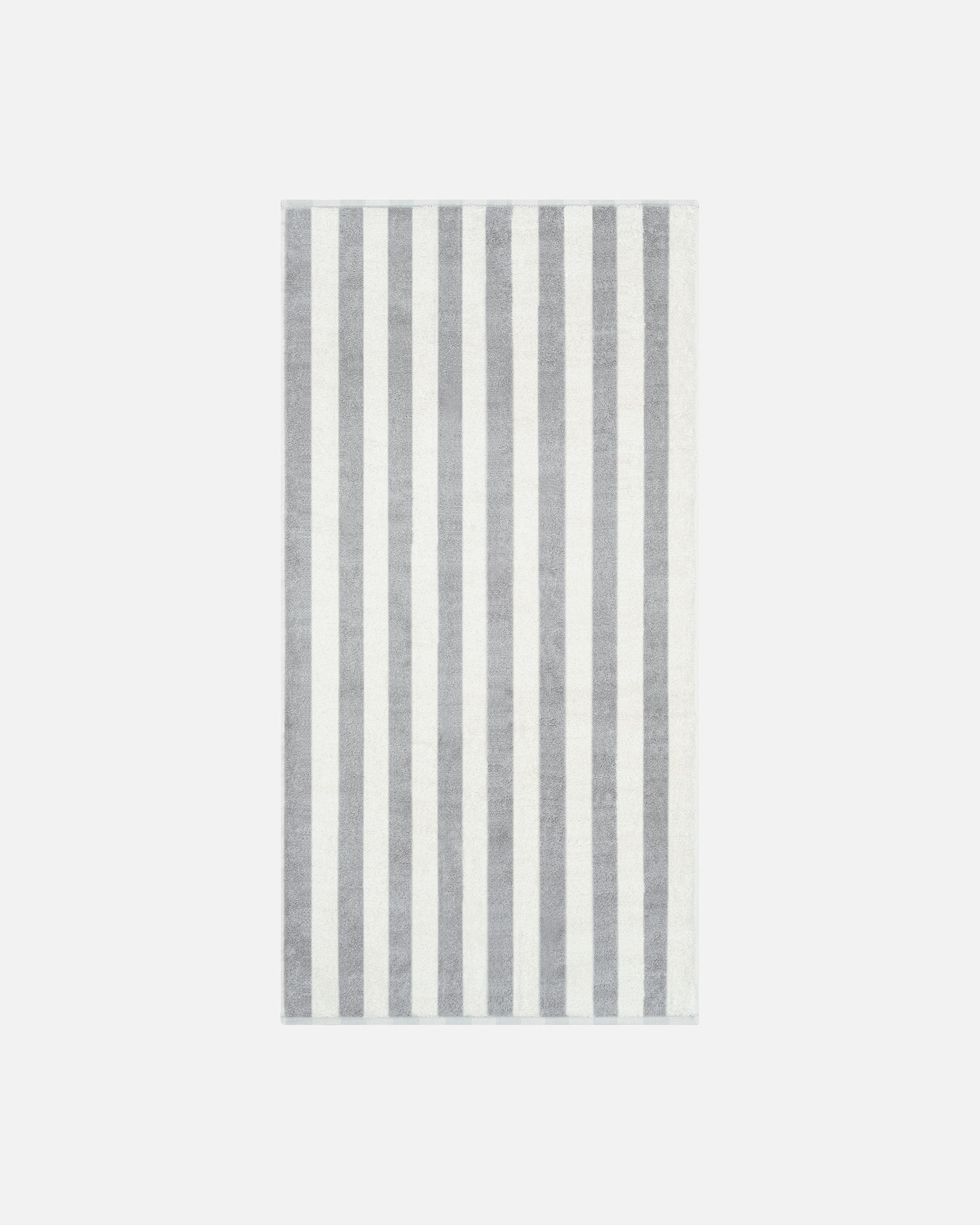 Handtuch für Unisex Cawö Cawö Handtücher Bold Streifen 6277 grau-natur - 76 Handtuch 50x100 cm