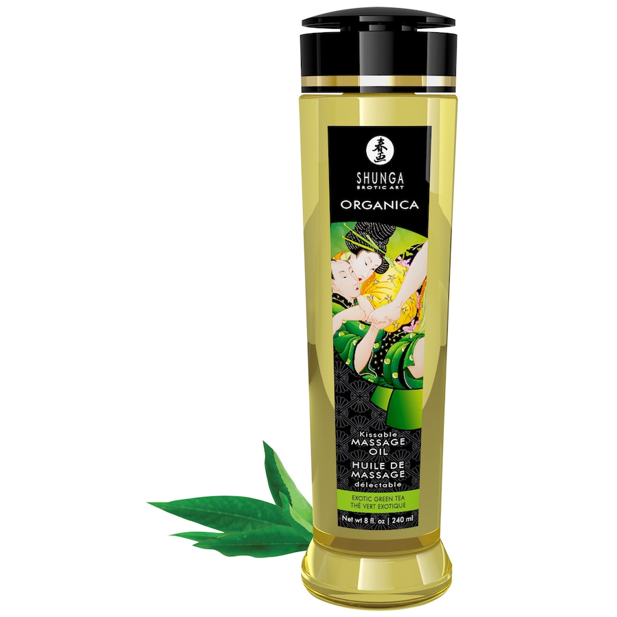 Shunga Massageöl Erotic Massage Oil Green Tea 0.24 l