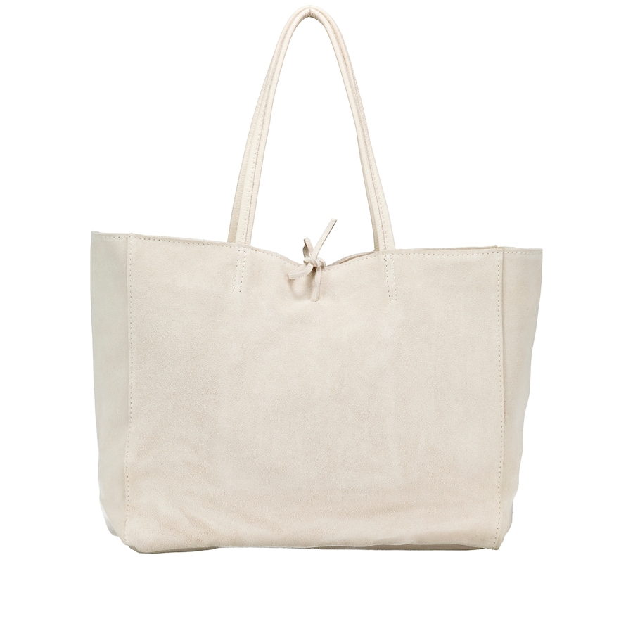 Hausfelder Manufaktur Shopper Velours Ecru Damen