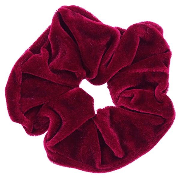 SOHO Velour Scrunchie Rot