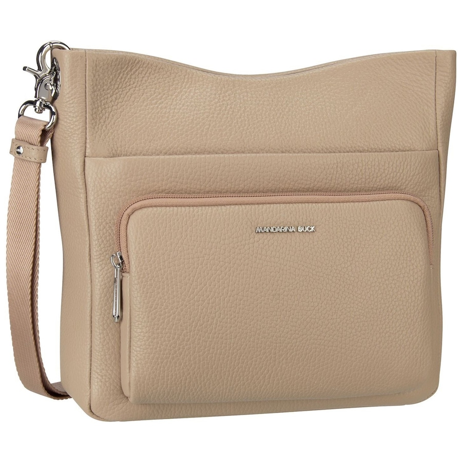 Mandarina Duck Bodybag Mellow Leather FZT10 Warm Taupe Nude Damen
