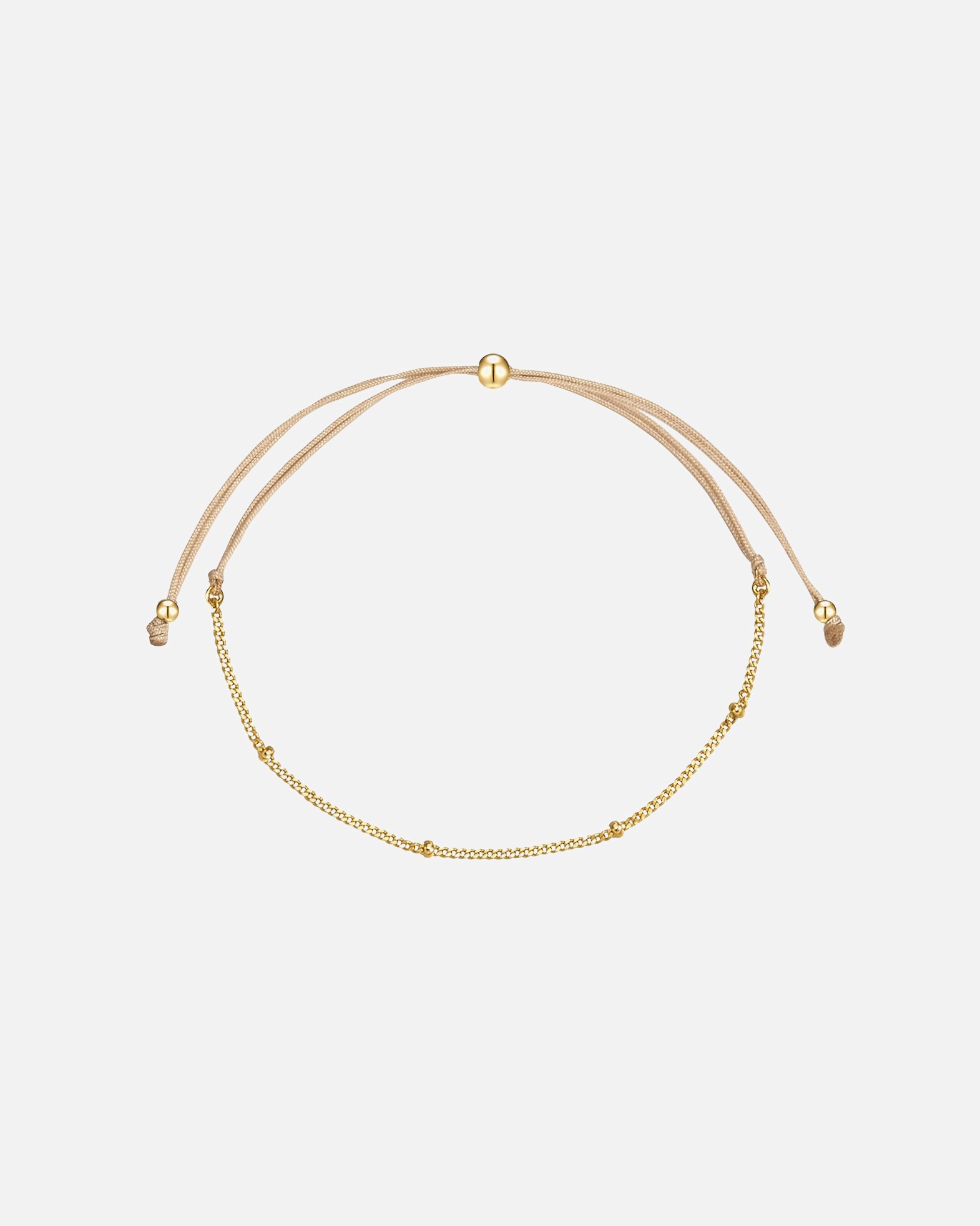 Armband für Weiblich Glanzstücke München Armband Sterling Silber in Gelbgold 15,0 - 22,0 cm, flexibel einstellbar