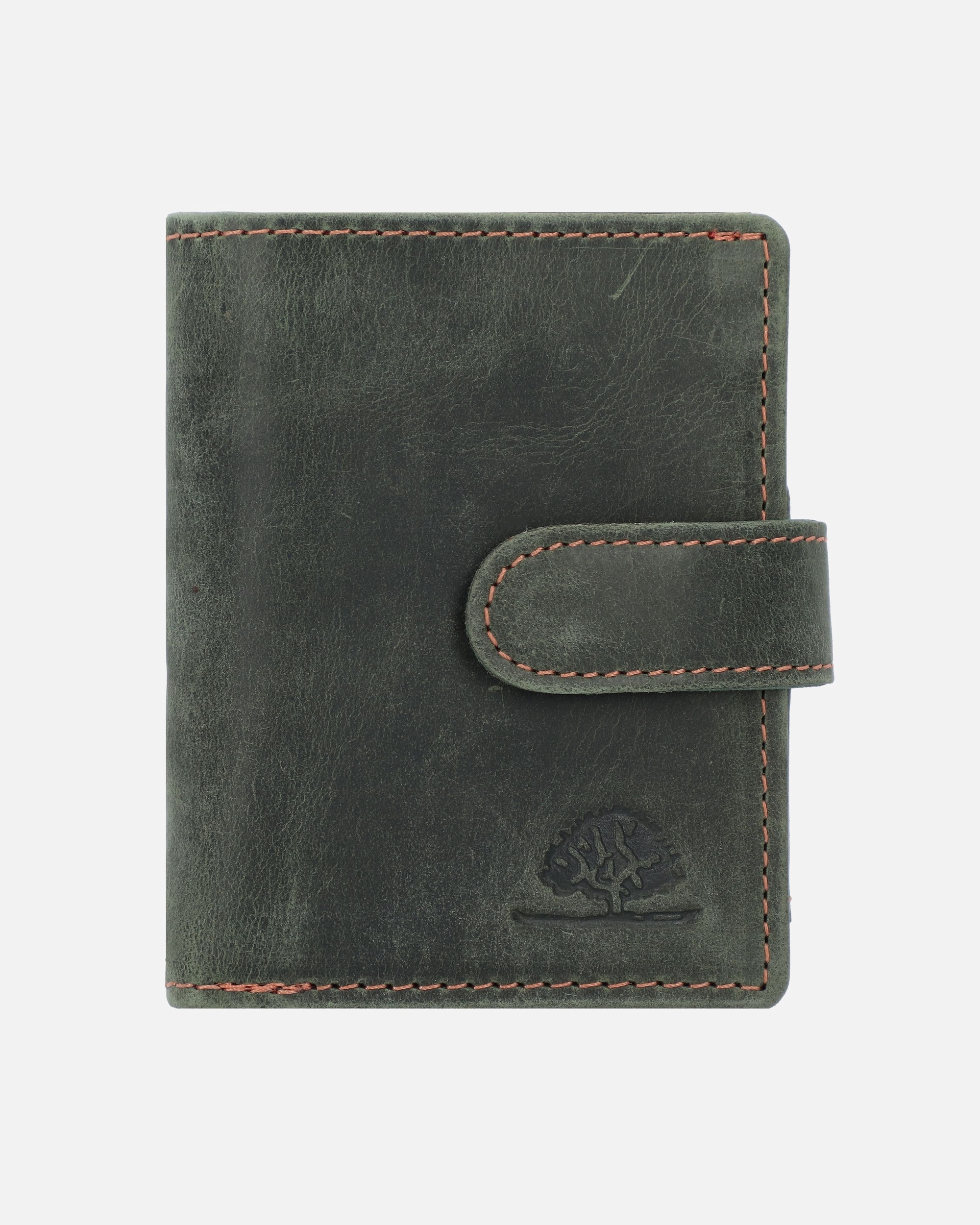 Portemonnaie für Männlich Greenburry Geldbörse Vintage green-orange