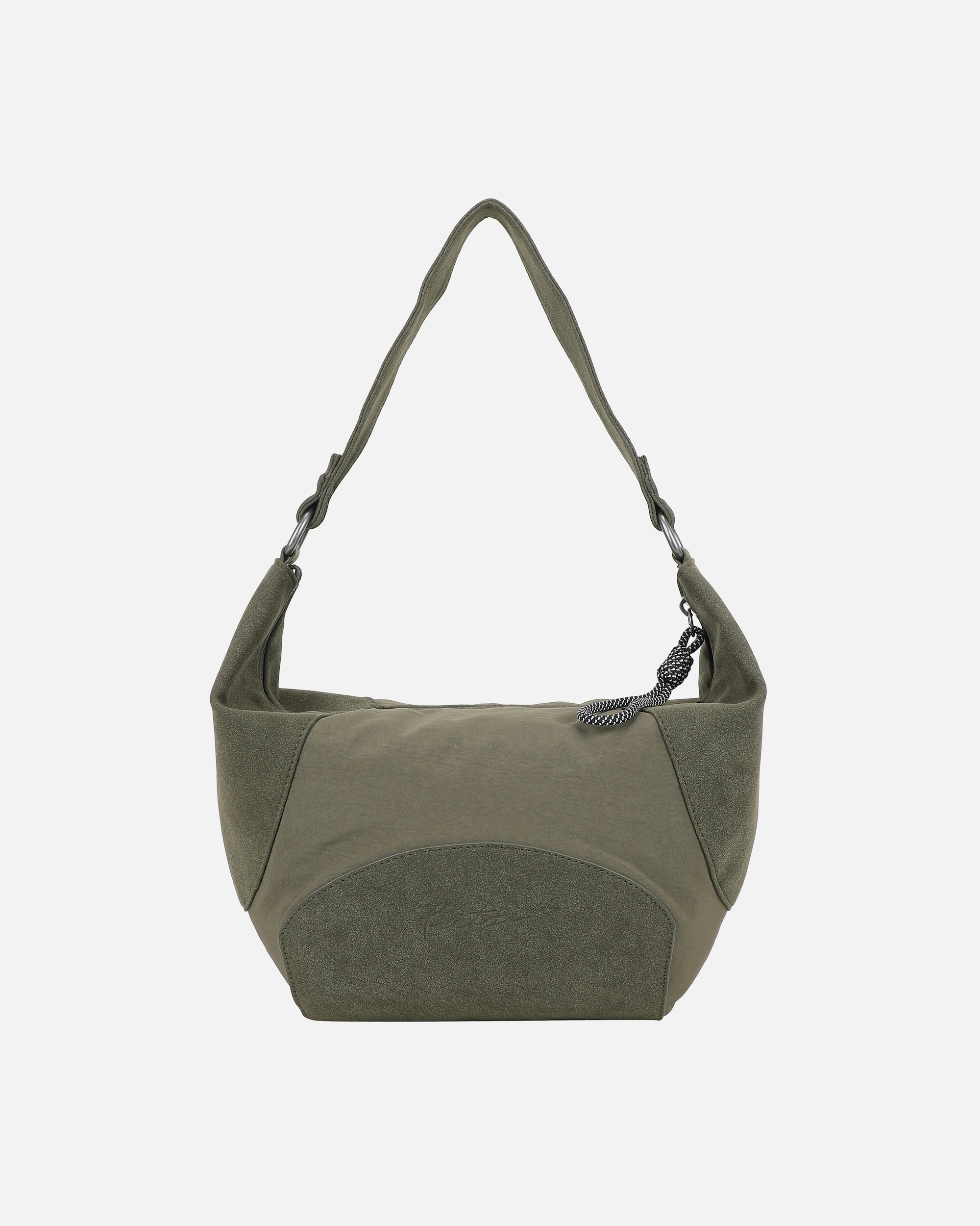 Handtasche für Weiblich Fritzi aus Preußen Hobo-Style Sky Mix Anthra Black mit tollem, weichem Handfeel grün
