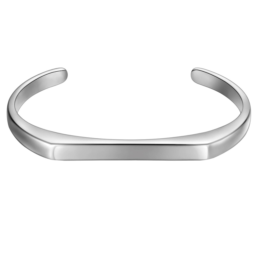 True Rebels Armreif aus Edelstahl in silber 18,0 cm - 21,0 Herren
