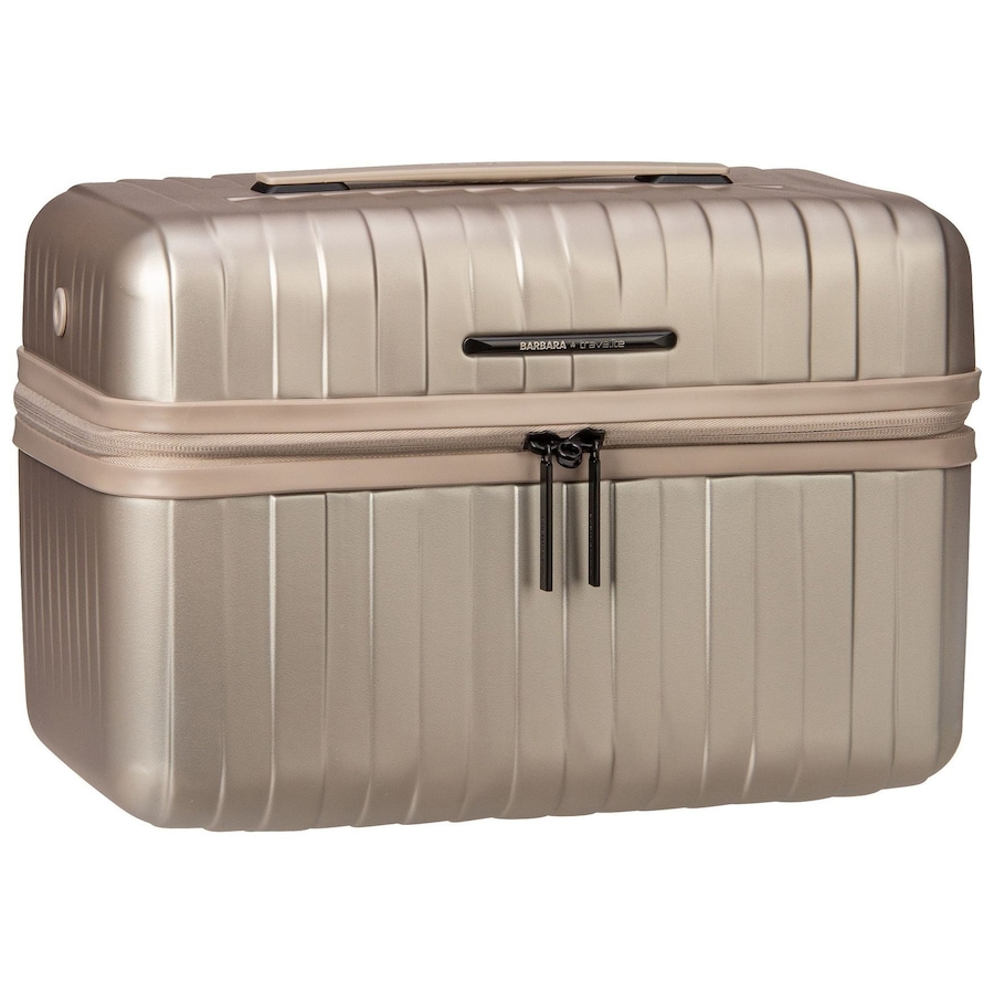 Travelite Kosmetiktasche Barbara Novelty Beauty Case Satin Nude Damen